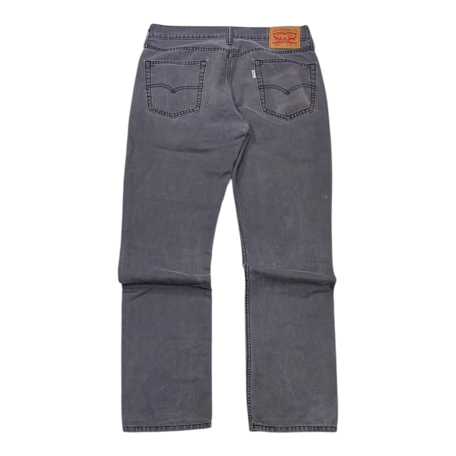 Y2K Levi's 514 Straight Fit Pants Grey