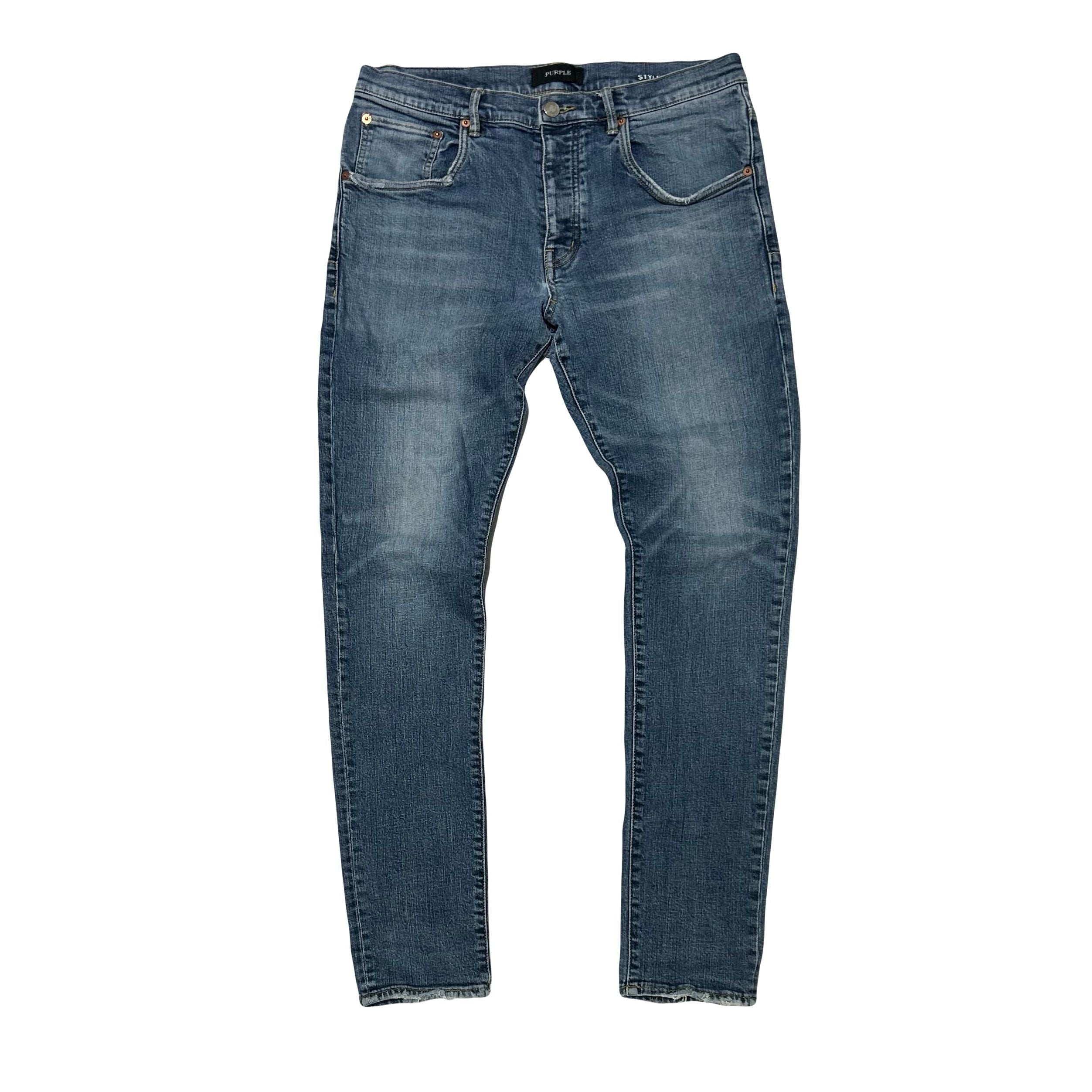 Purple Brand P002 Denim Jeans Worn Indigo