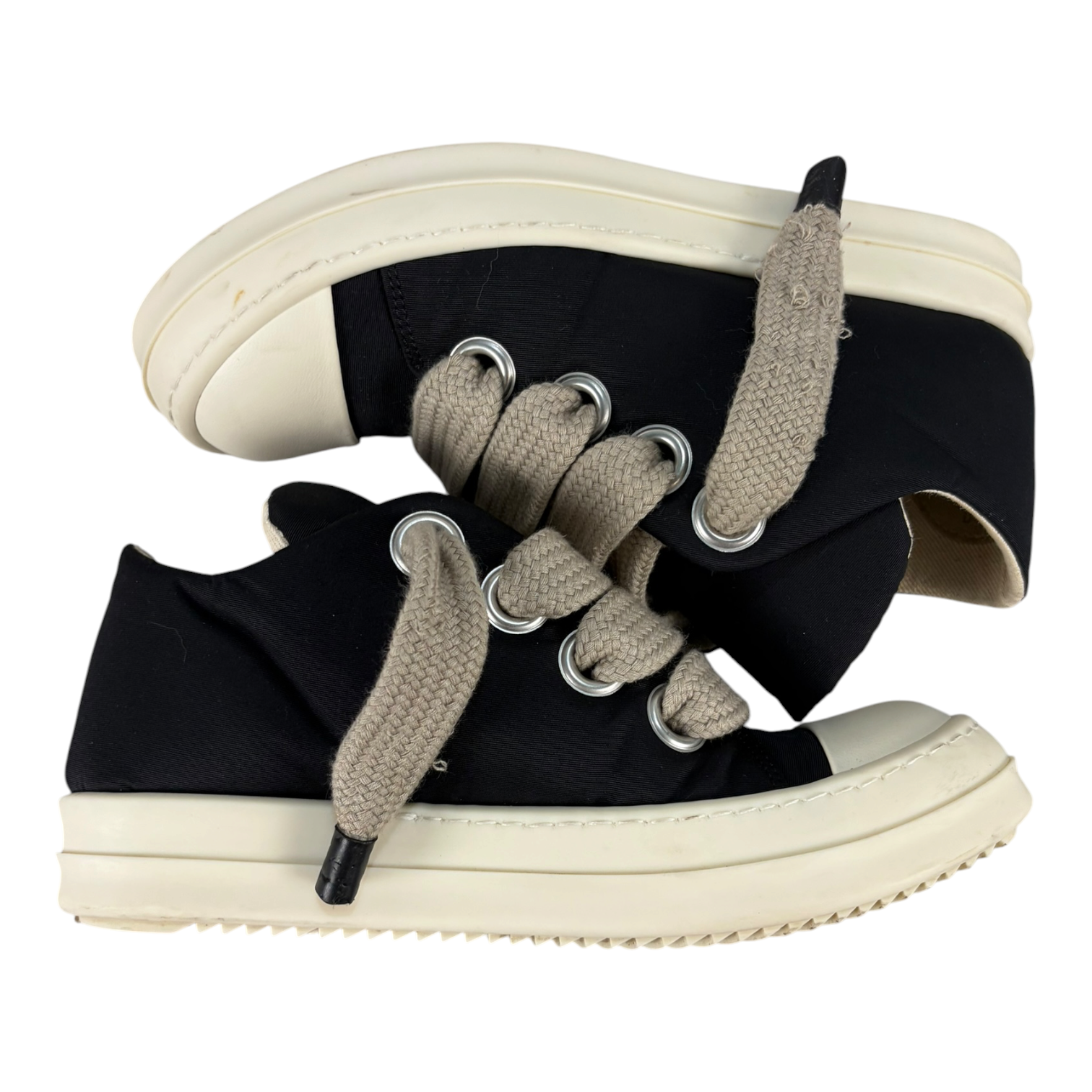 Rick Owens DRKSHDW Hollywood Jumbo Lace Puffer Low Black Milk (Women's)
