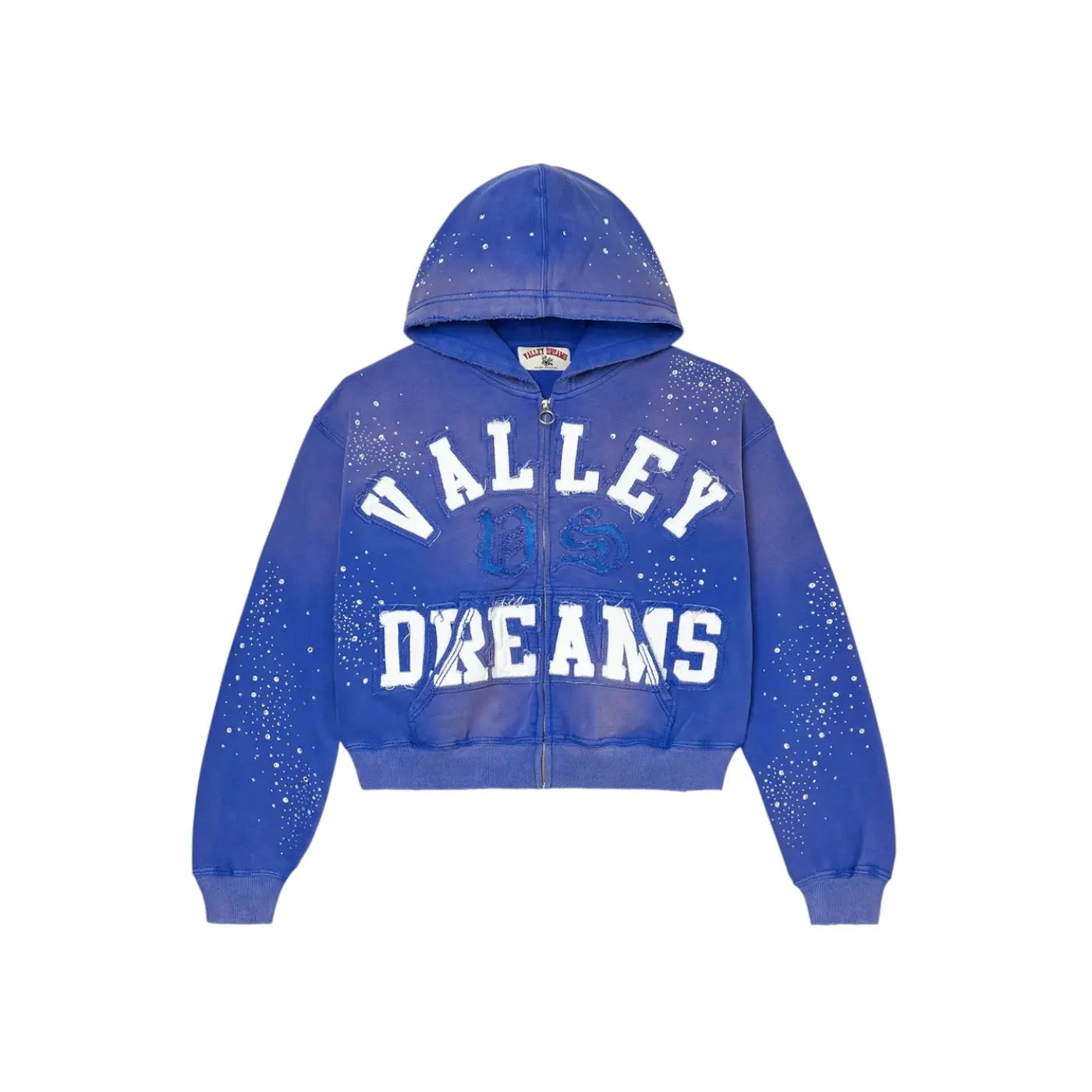 Vale Forever Classico Zip Up Hoodie Sapphire