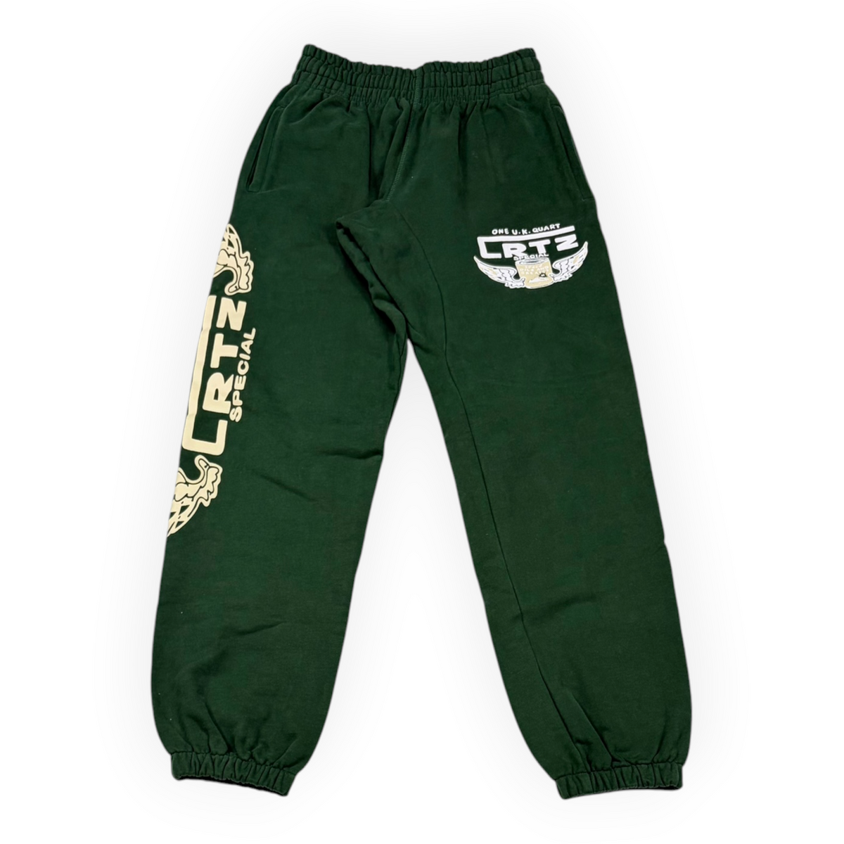 Corteiz Gasolina Bottoms Green