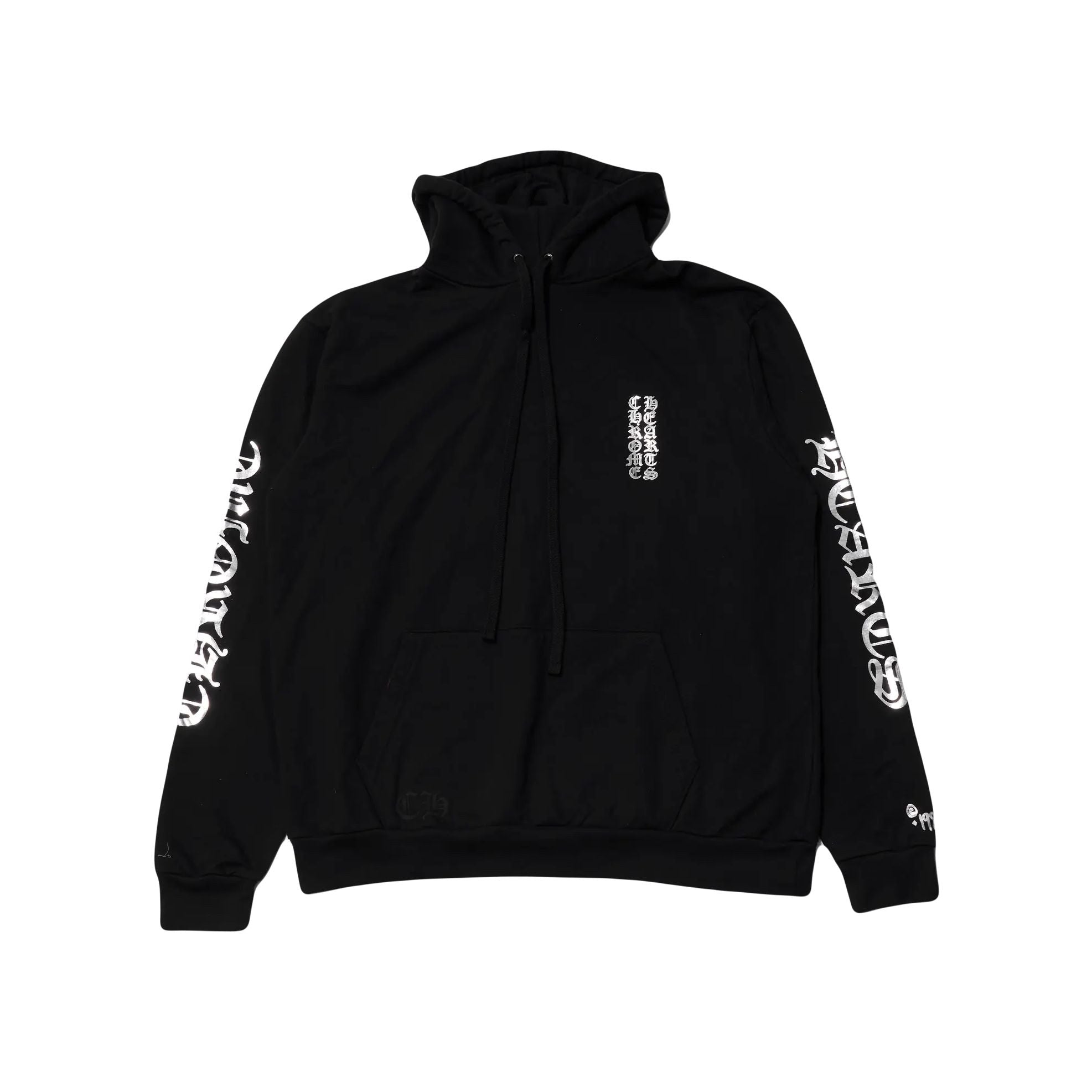 Chrome Hearts Foil Print Hoodie Black