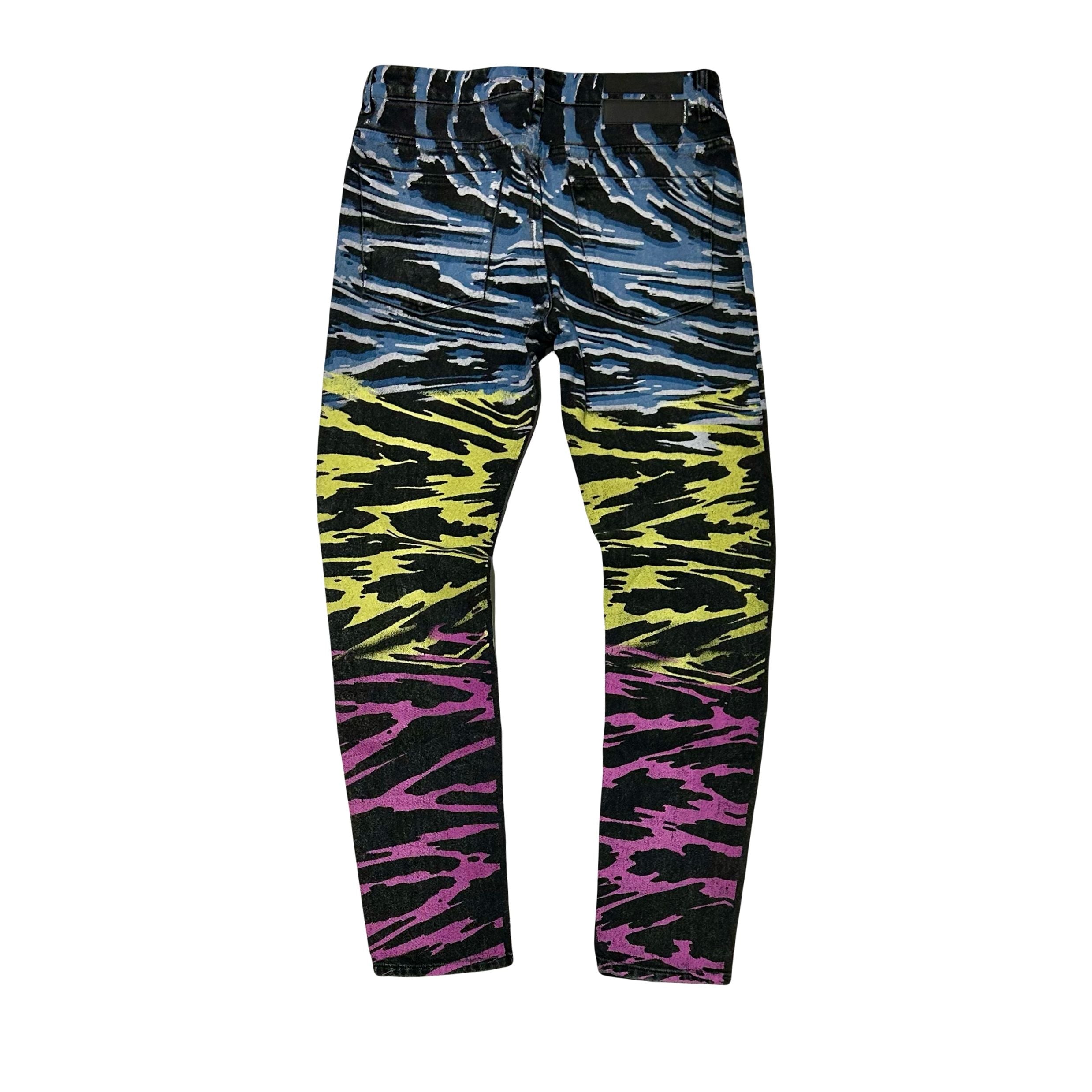 Marcelo Burlon Zebra Skinny Jeans Multicolor