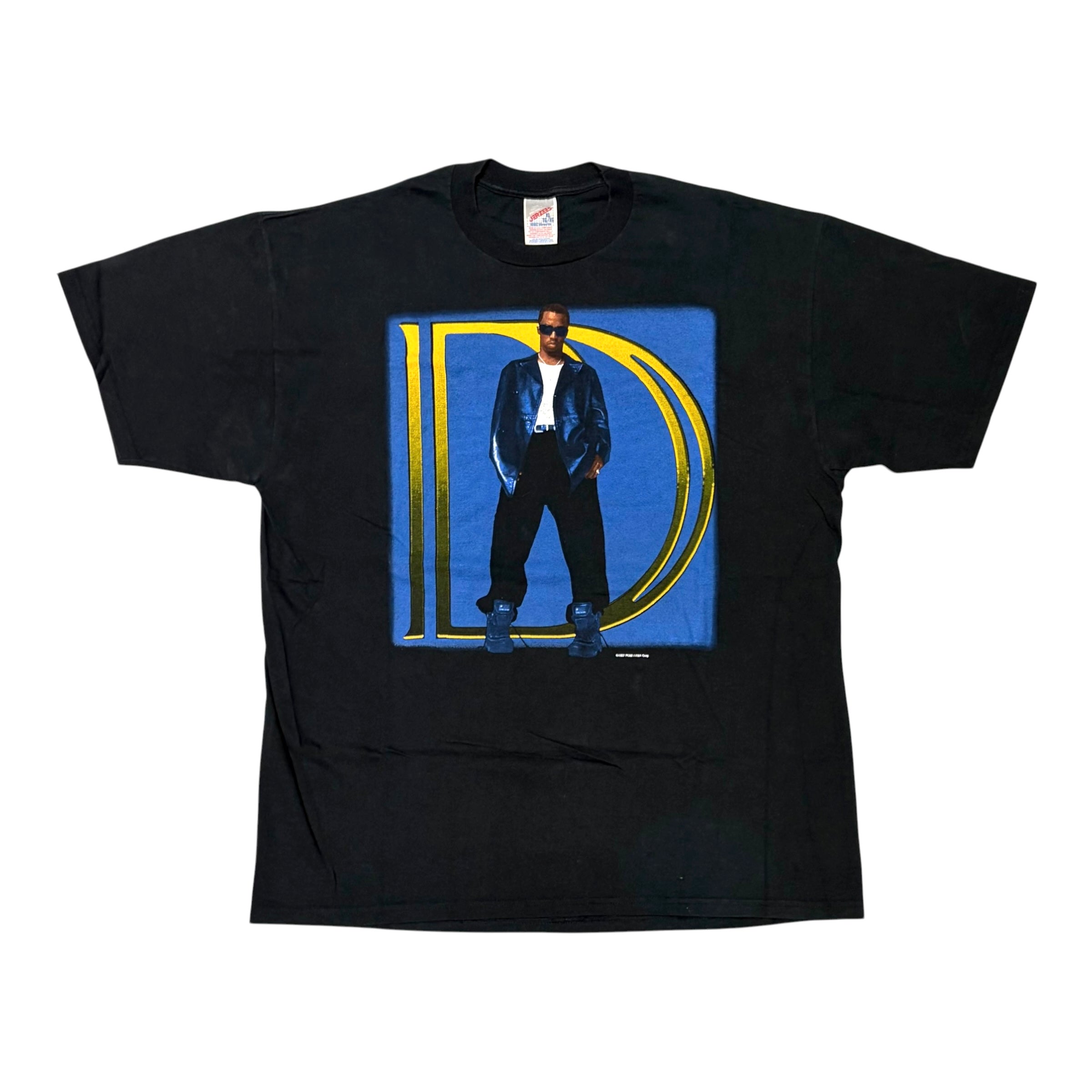 1997 Puff Daddy Portrait Tee Black