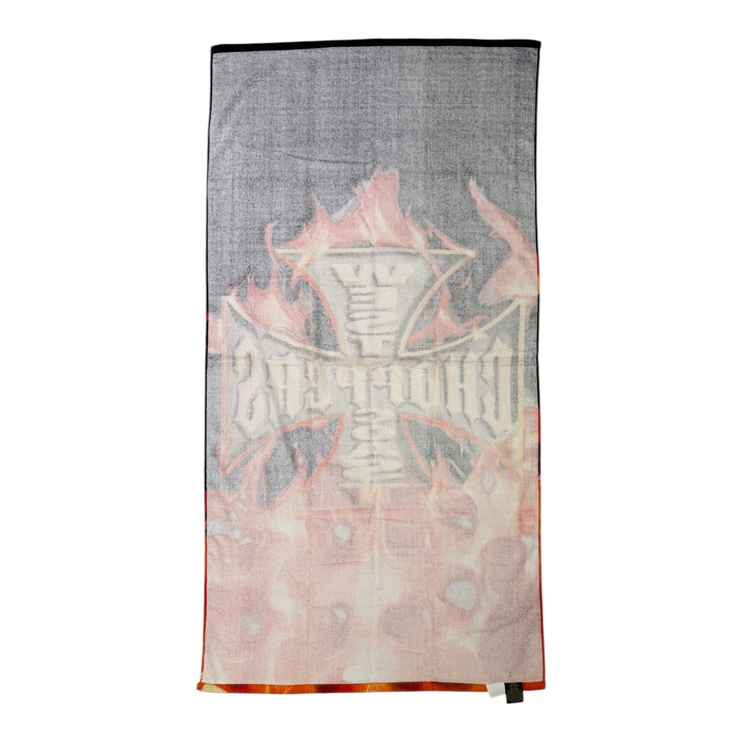 West Coast Choppers Beach Towel Orange/Black