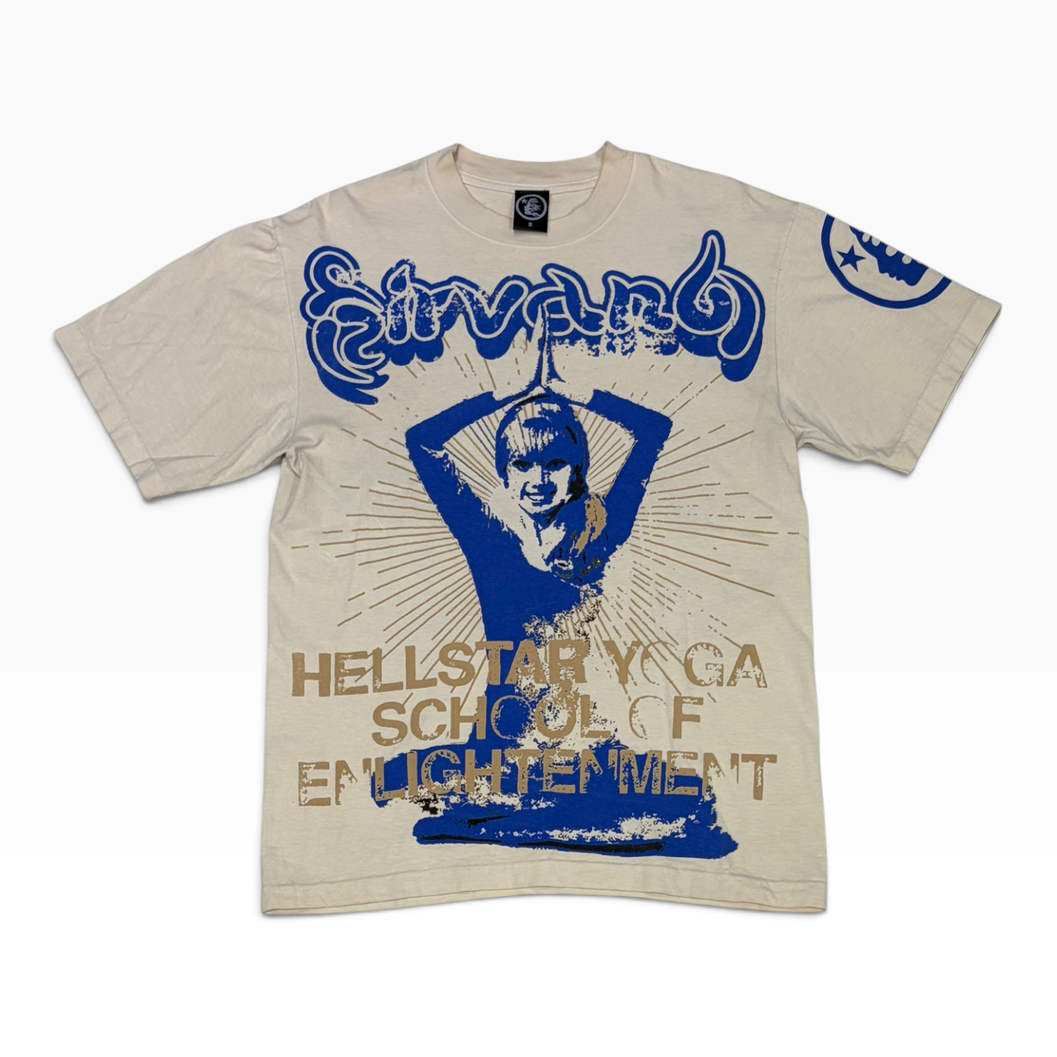 Hellstar Studios Yoga Tee Cream