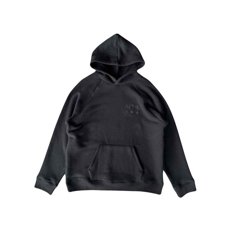 クロムハーツ パーカー Chrome Hearts Cemetery Hoodie Black Chrome Hearts Cemetery Cross Tire Tracks Hoodie Black | Parallel