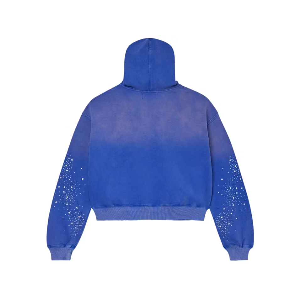 Vale Forever Classico Zip Up Hoodie Sapphire