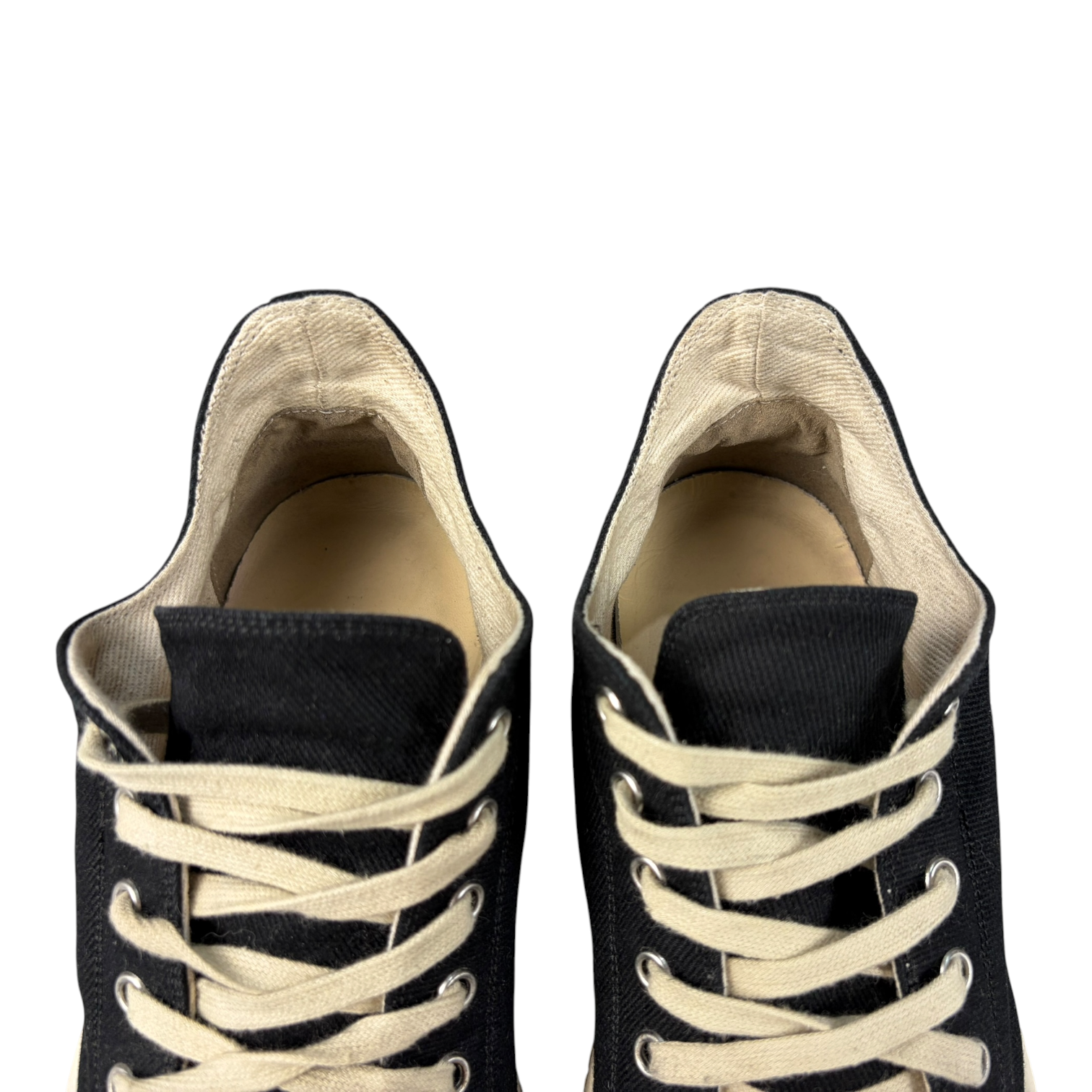 Rick Owens DRKSHDW Lido Low Sneaks Black Milk