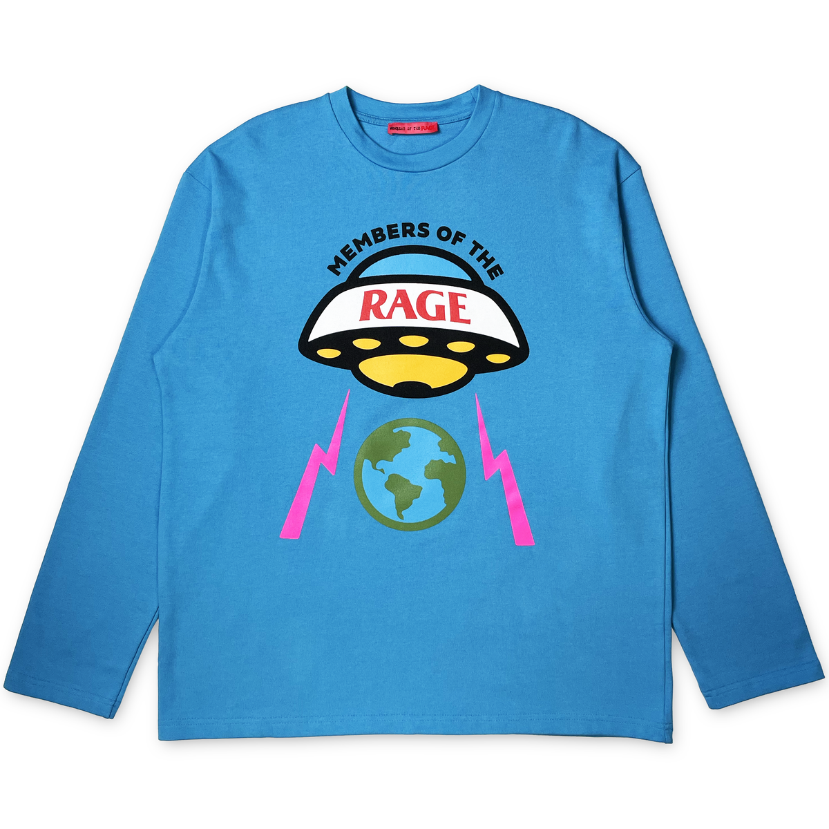 Members of The Rage Logo Long Sleeve Turquoise