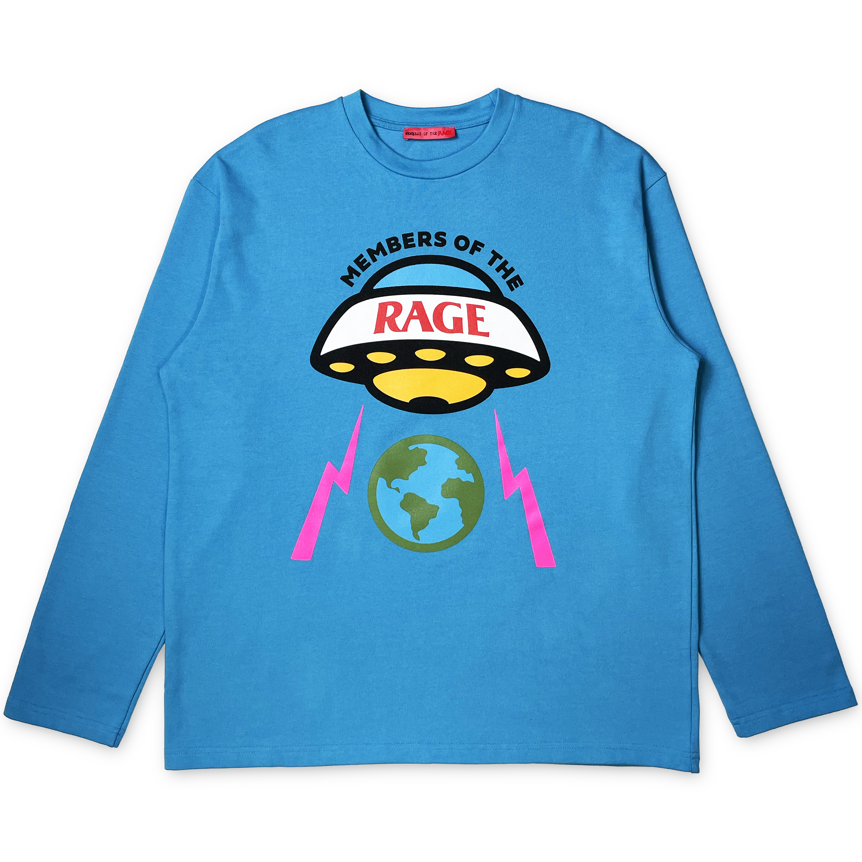 Members of The Rage Logo Long Sleeve Turquoise