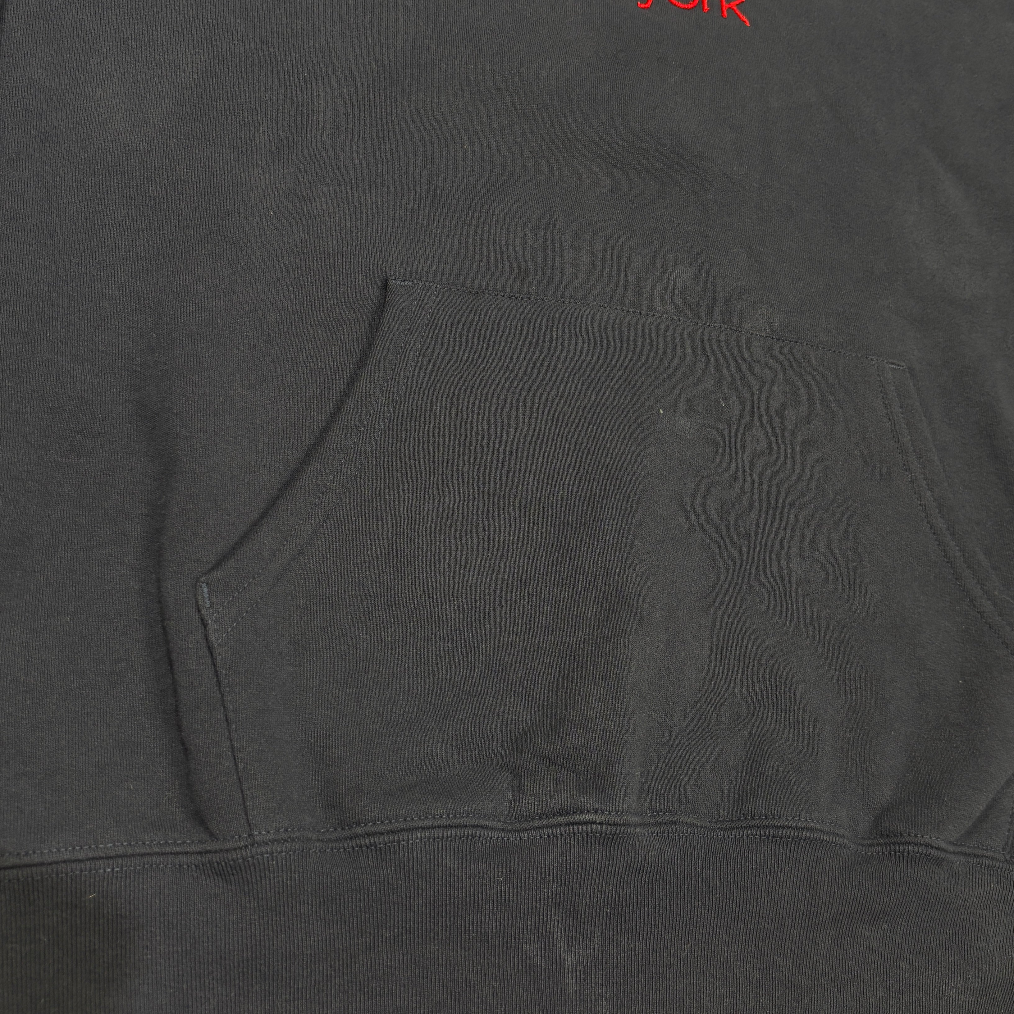 Supreme Classic Logo Hooded Sweatshirt Navy