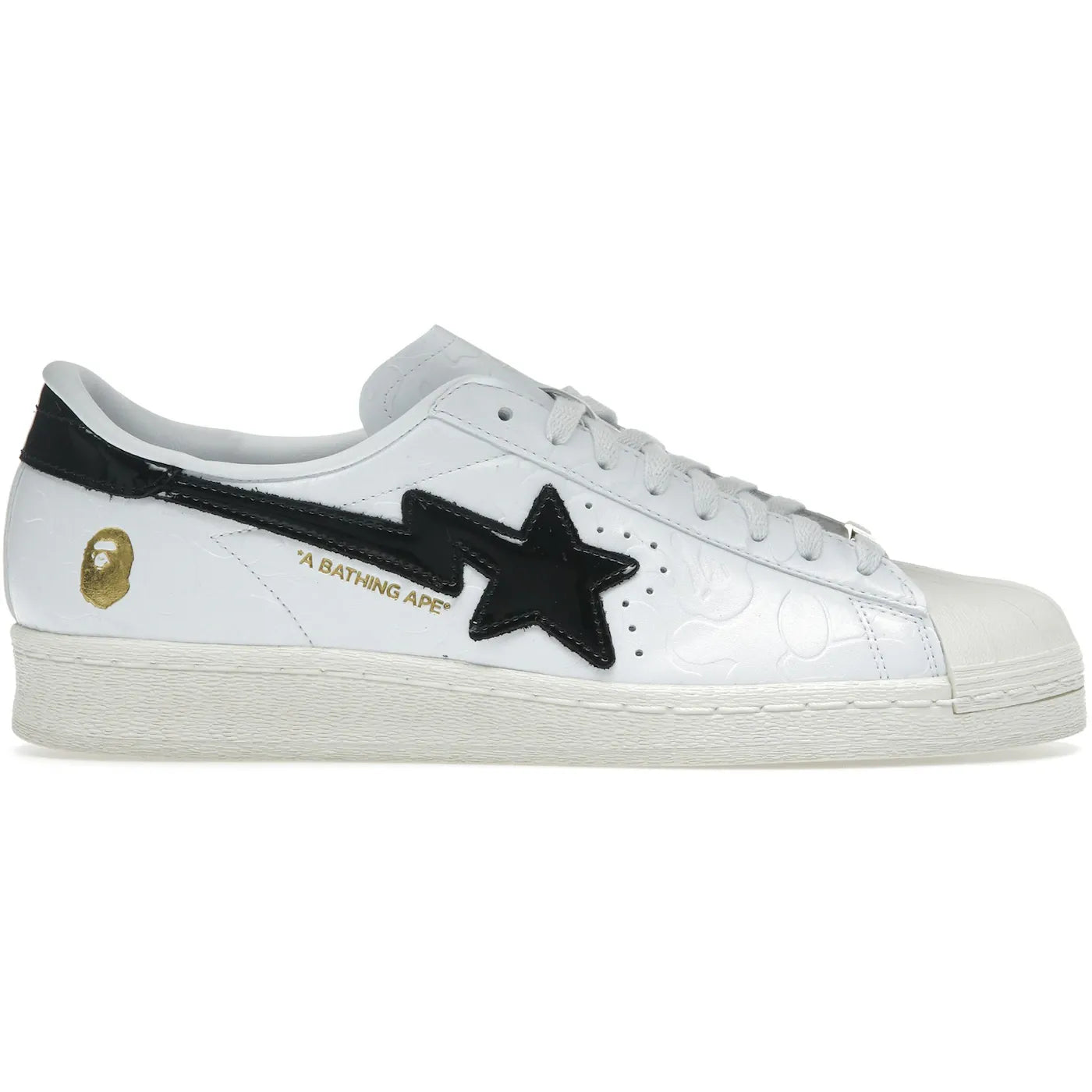 adidas Superstar Vintage Bape White Black