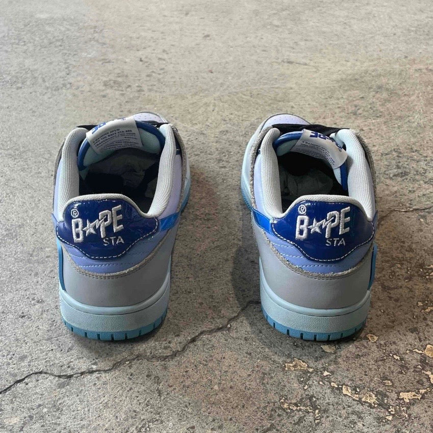 A Bathing Ape Bape SK8 Sta Blue White