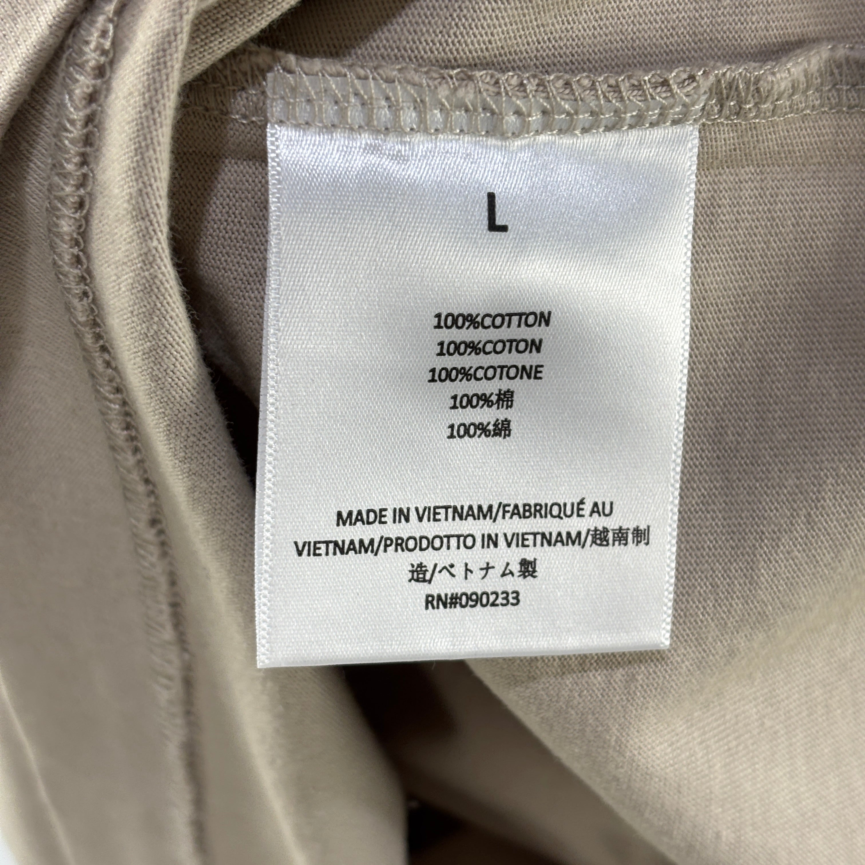 Fear of God Essentials Tee Silver Cloud