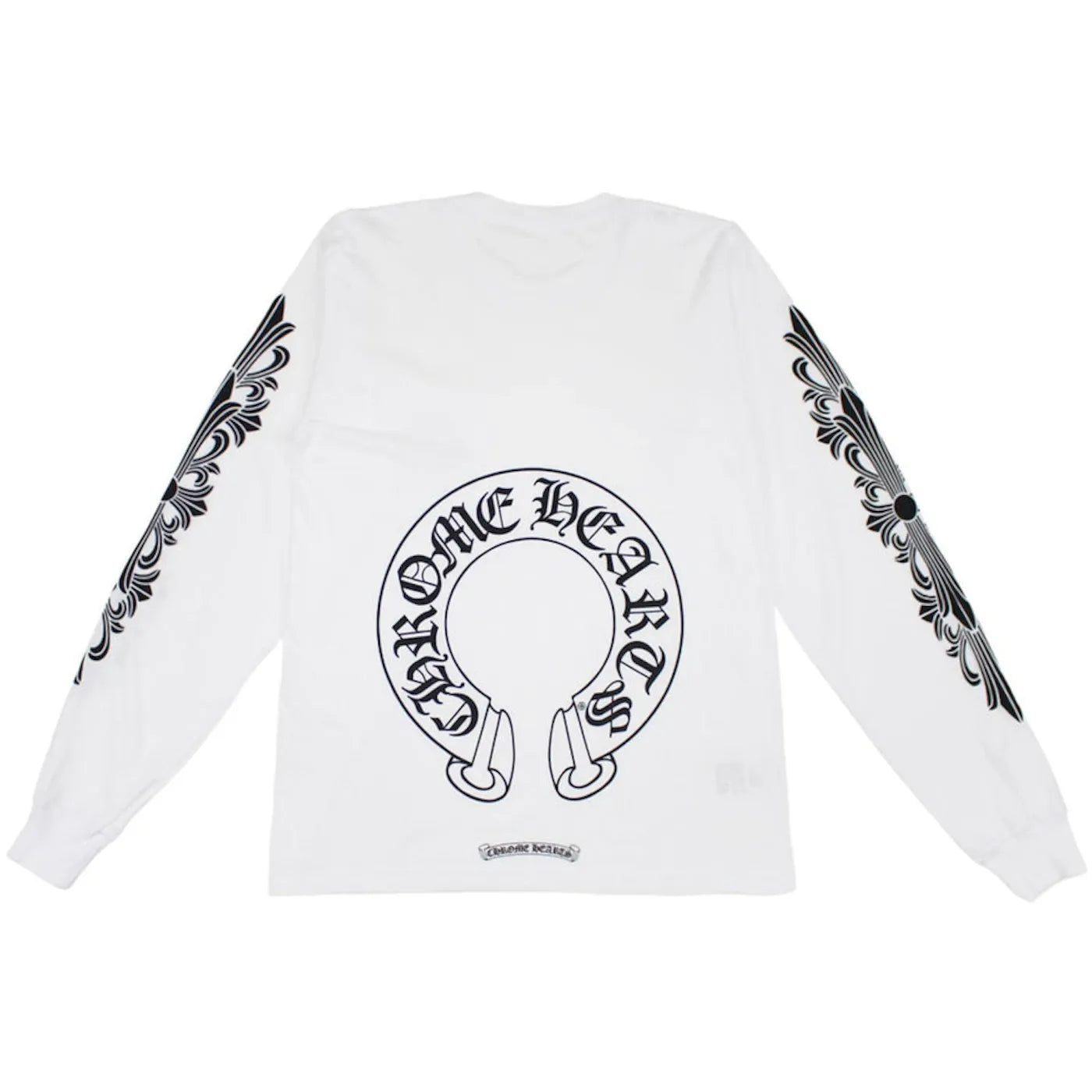 Chrome Hearts Floral Horseshoe L/S T-shirt White
