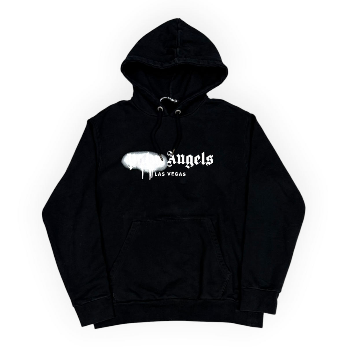 Palm Angels Las Vegas Sprayed Hoodie Black/White
