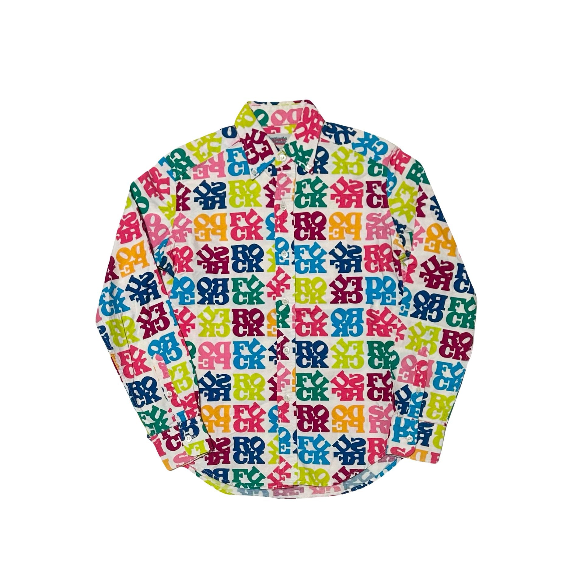 Hysteric Glamour F*CK Monogram LS Button Up Multicolor