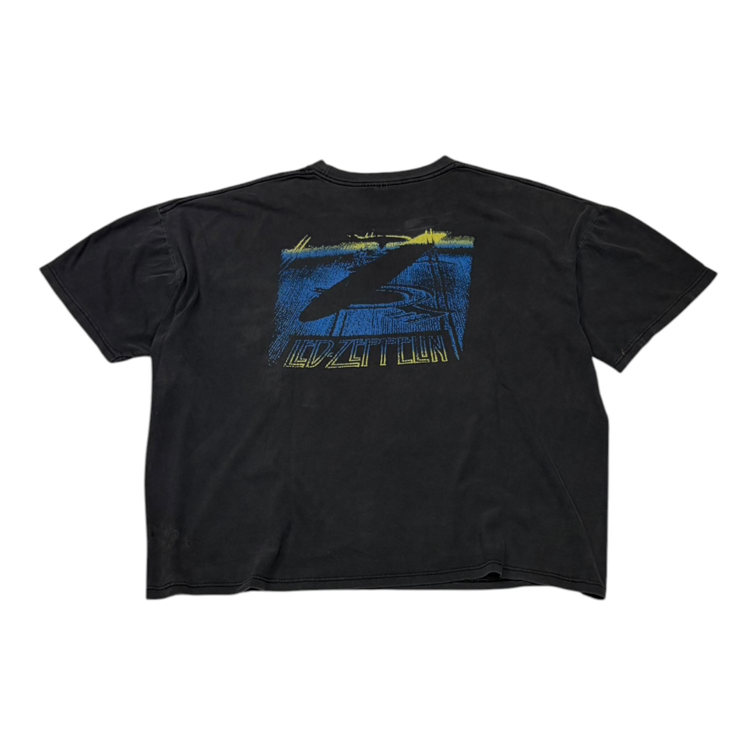 1995 Led Zeppelin Zoso Icarus Swan Song Tee Black