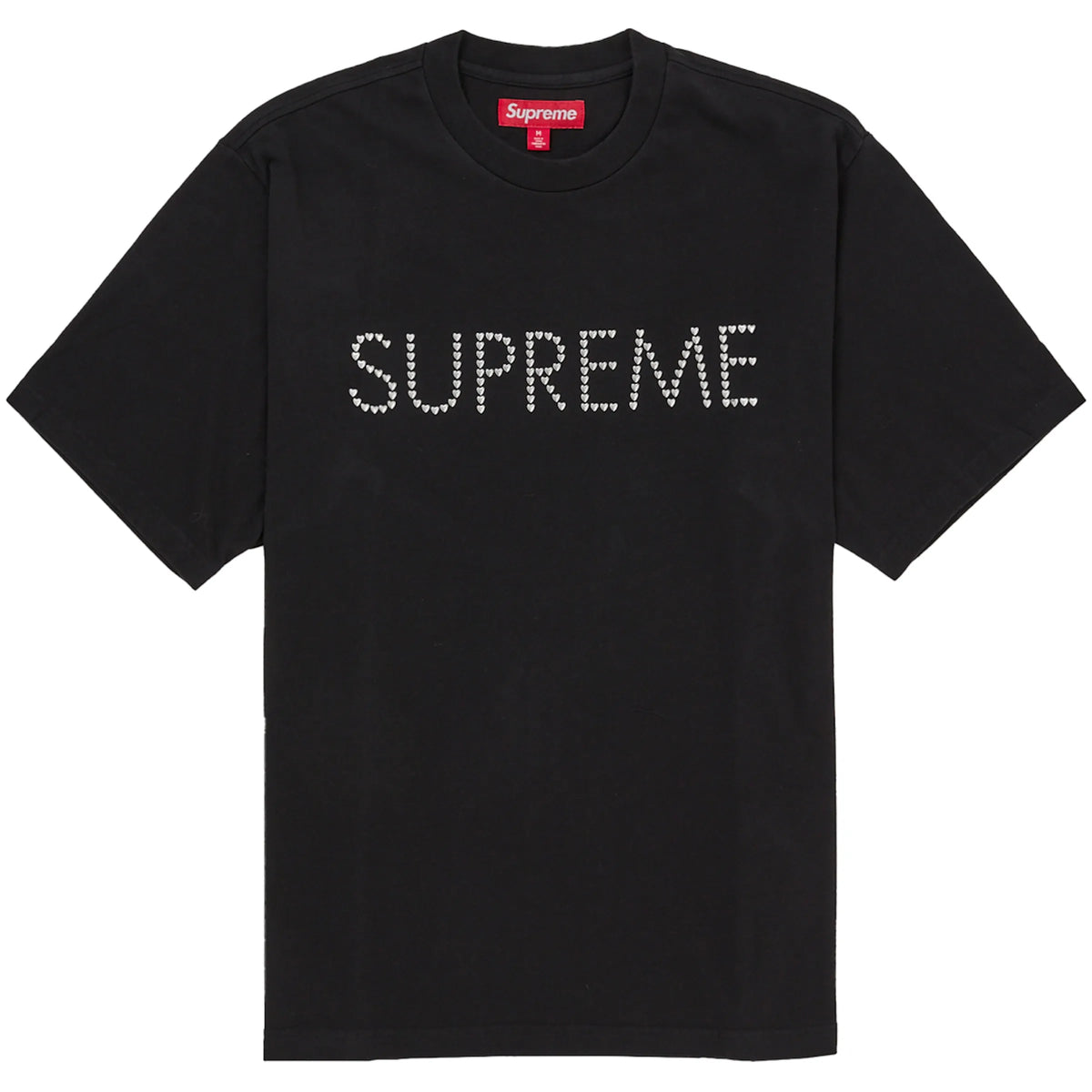 Supreme Hearts Studded S/S Top Black