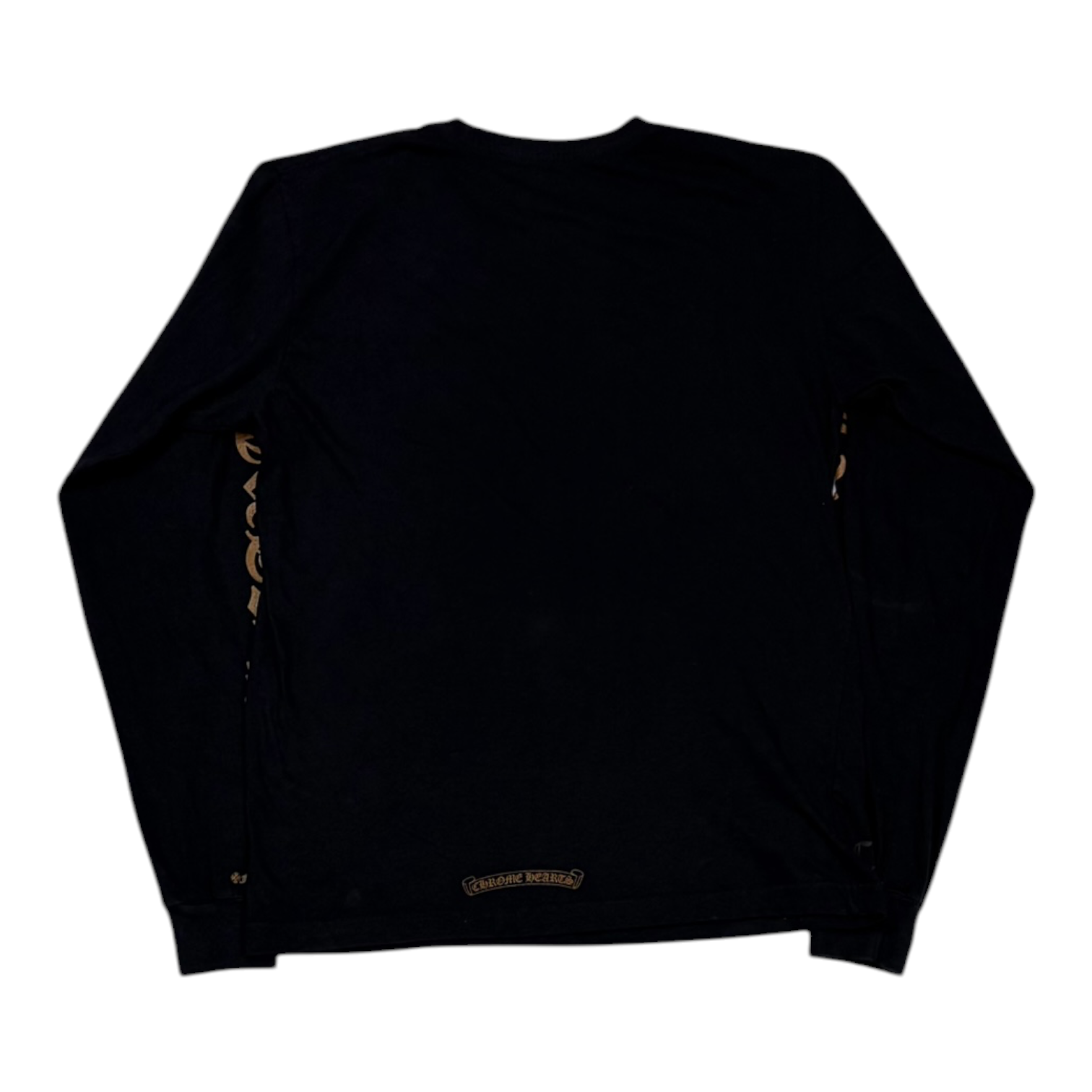 Chrome Hearts Neck Logo Longsleeve Black/Brown