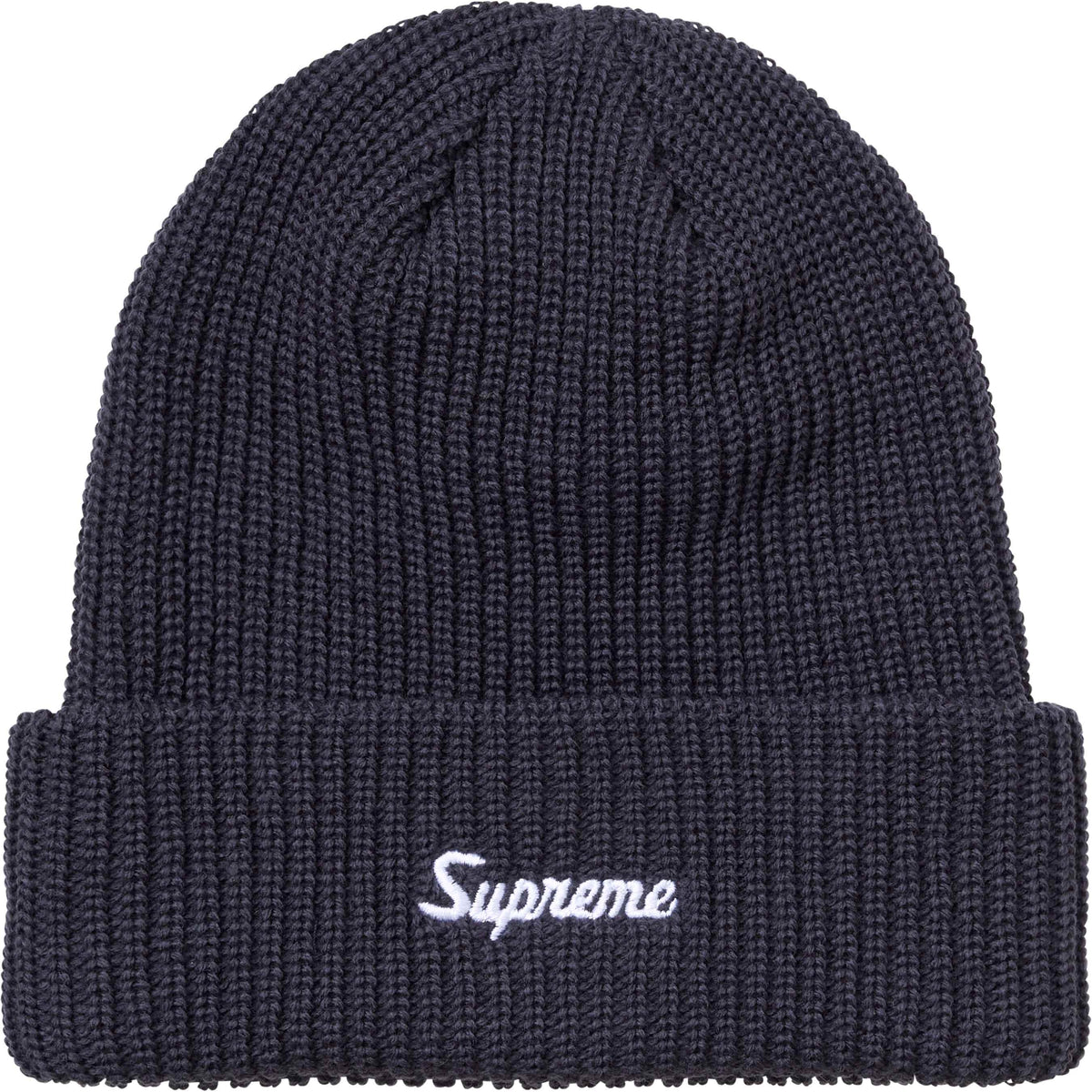 Supreme Loose Gauge Beanie (FW26) Navy