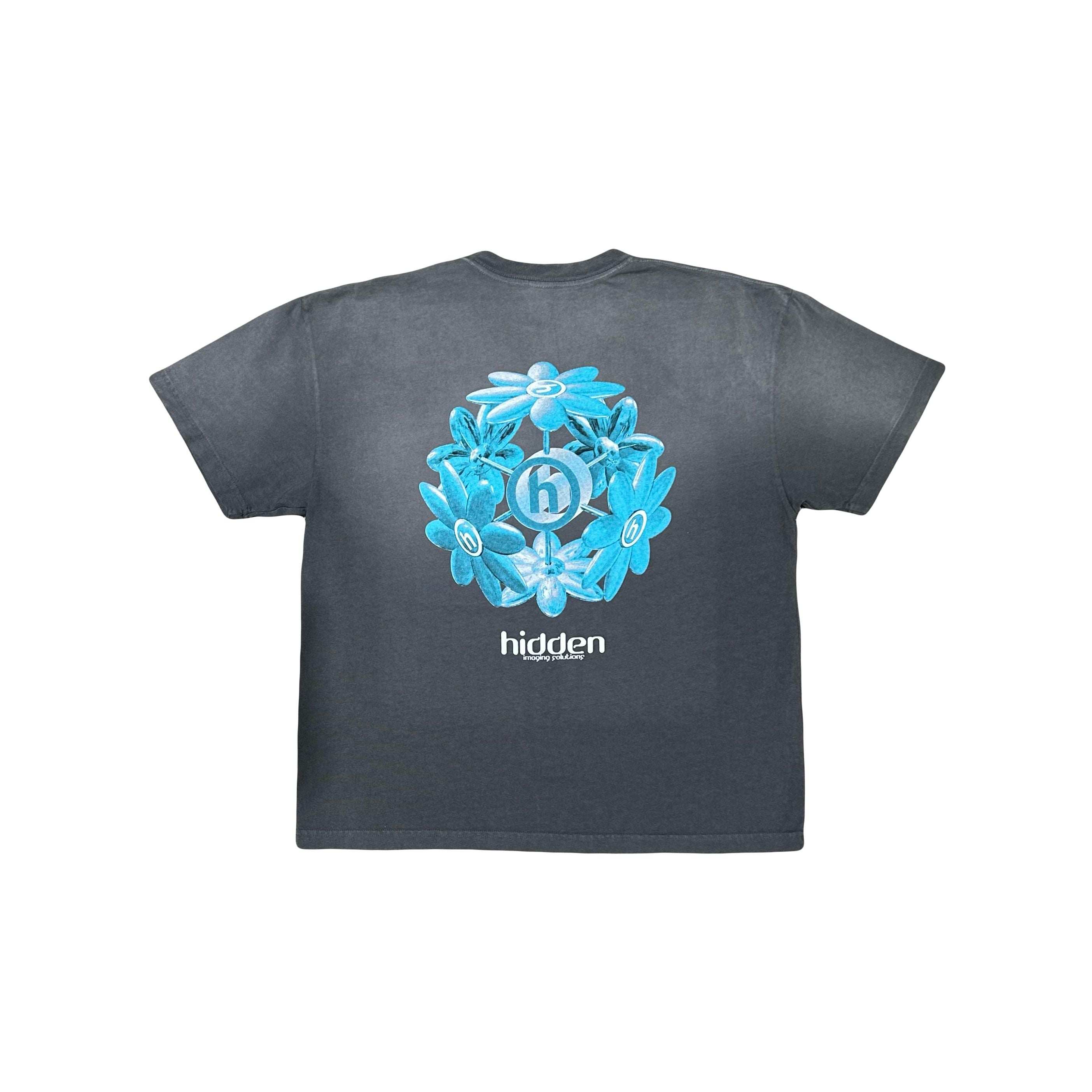 Hidden NY Bio Flowers Tee Washed Black