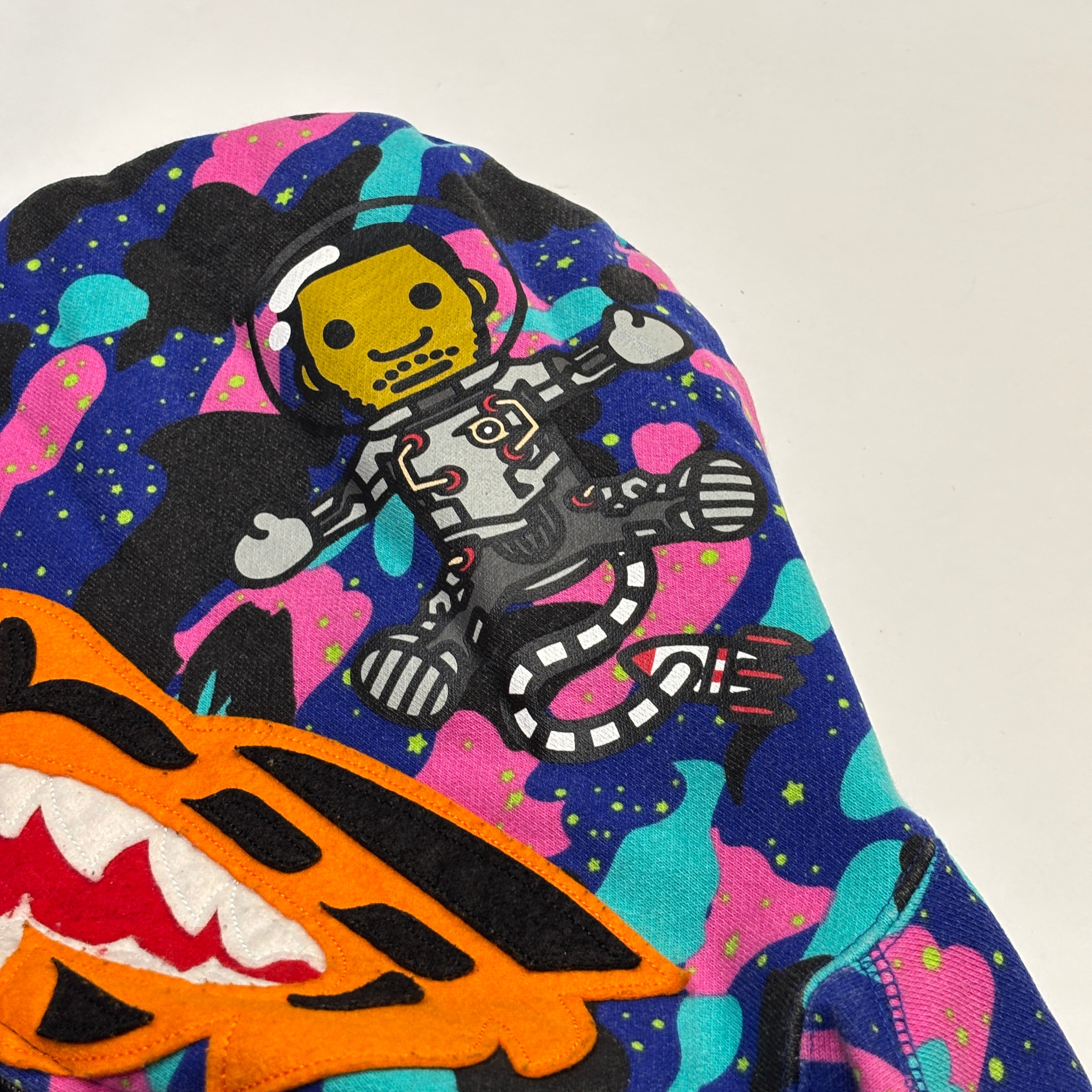 BAPE x Kid Cudi Shark Full Zip Hoodie Multi