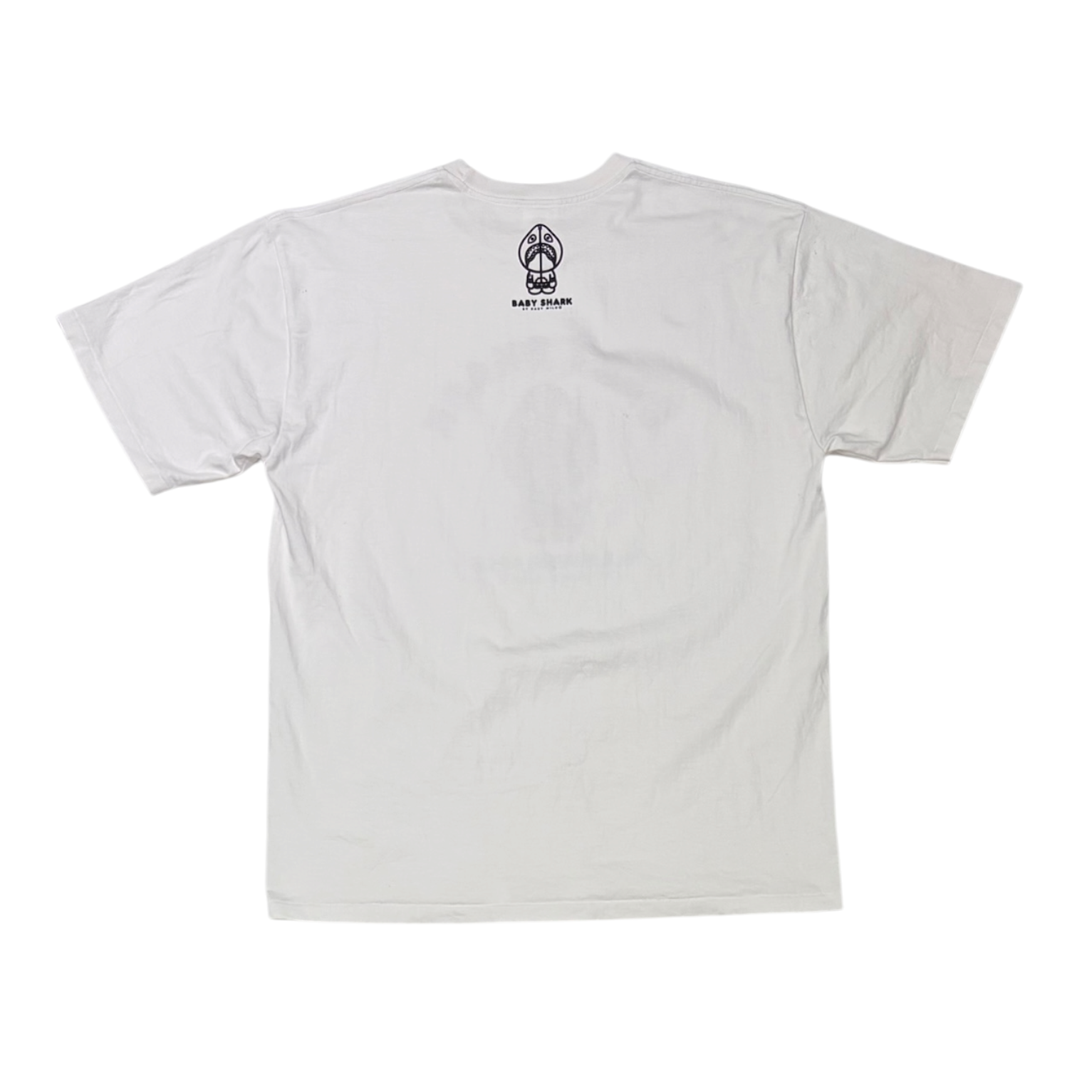 BAPE Baby Milo Shark College Tee White/Gray