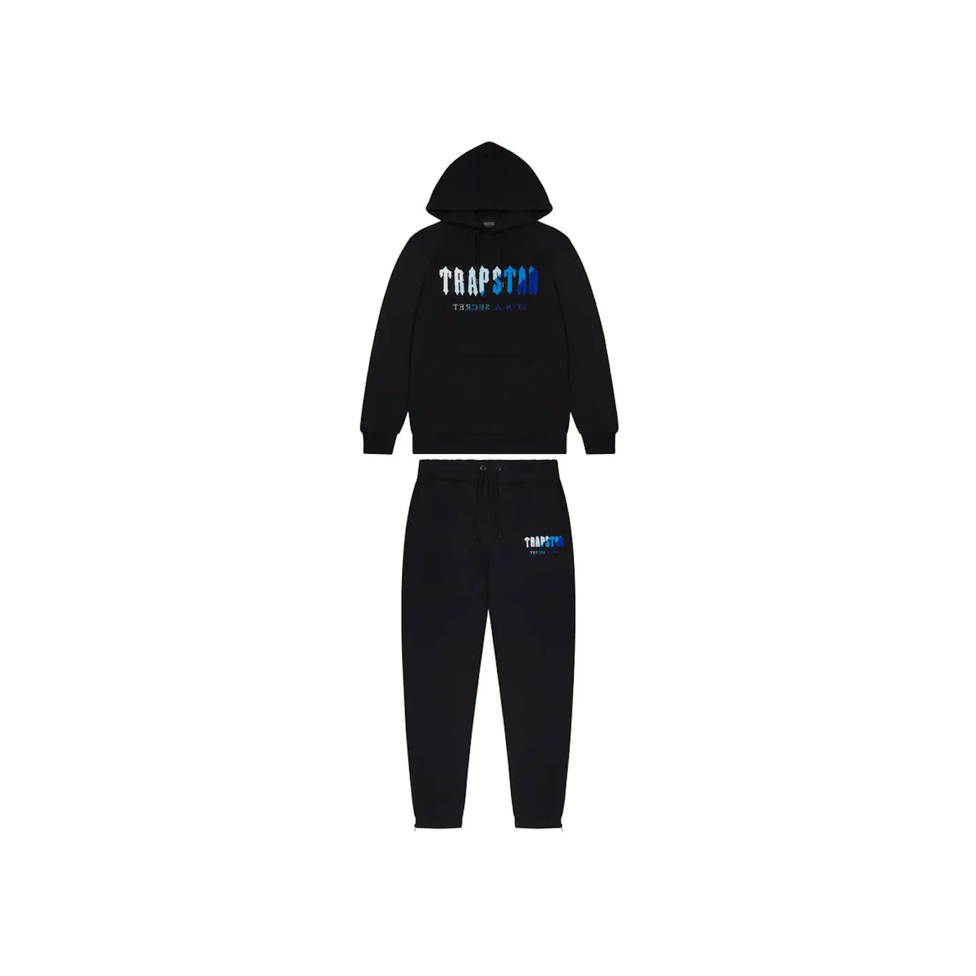 Trapstar Chenille Decoded Hoodie Tracksuit Black Ice Flavours 2.0 Edition
