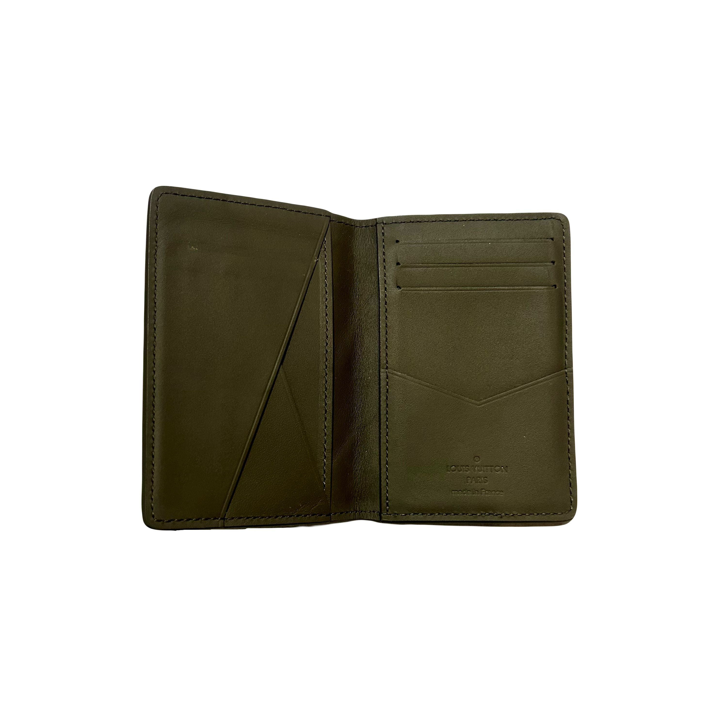 Louis Vuitton Olive Aerogram Pocket Organizer