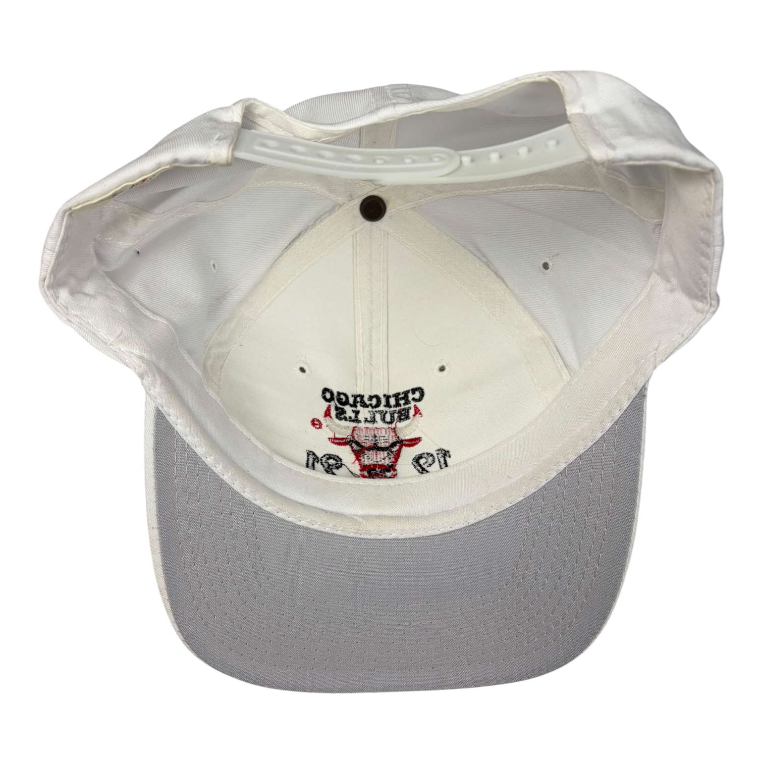 1991 Chicago Bulls World Champs Snapback White