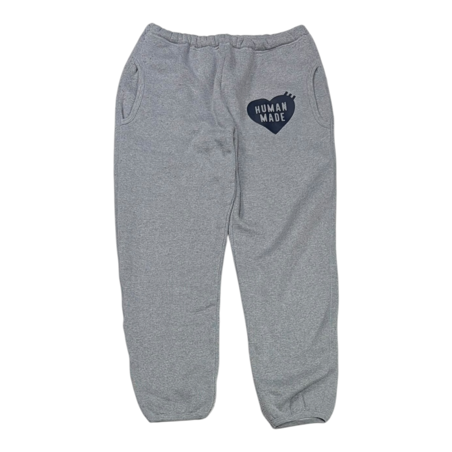 Human Made Heart Sweatpants Grey/Navy