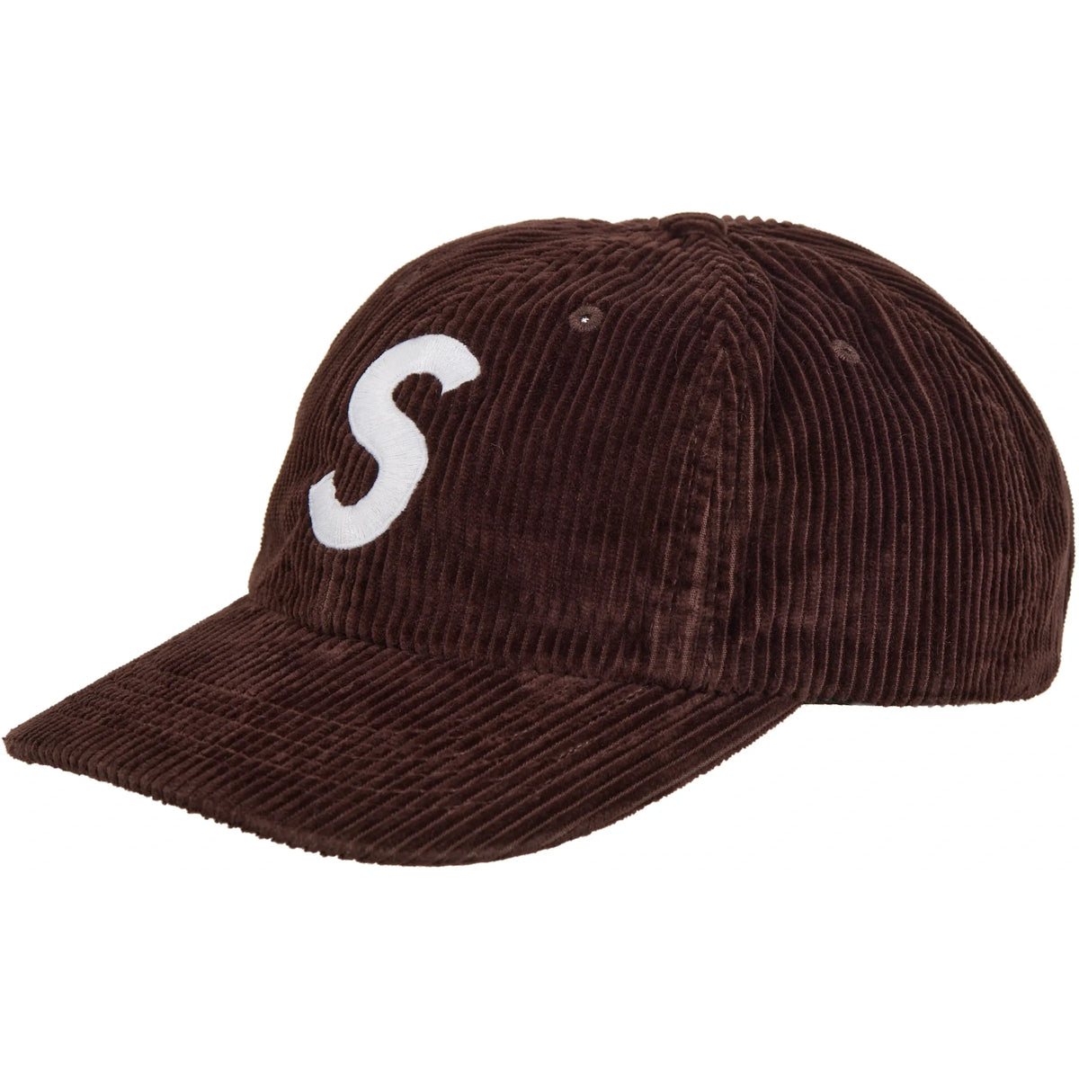 Supreme Corduroy S Logo 6-Panel (FW24) Dark Brown
