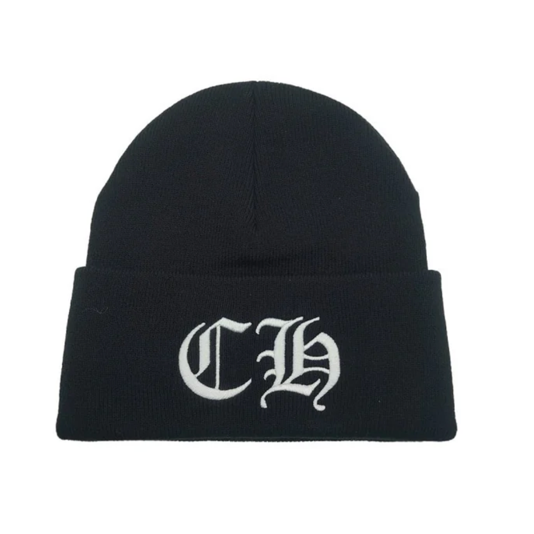 Chrome Hearts Logo Beanie Black