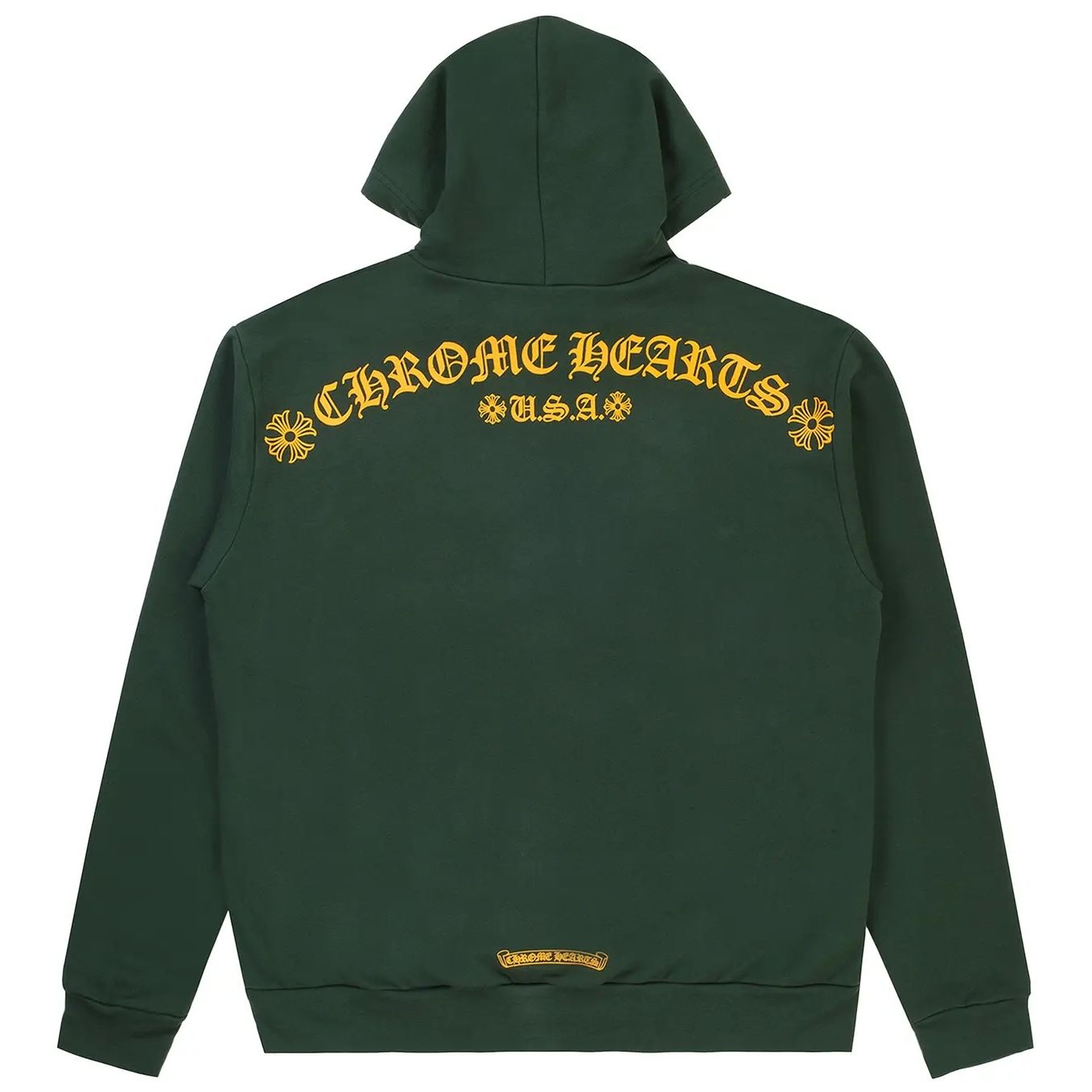 Chrome Hearts Green Hoodie Green/Orange