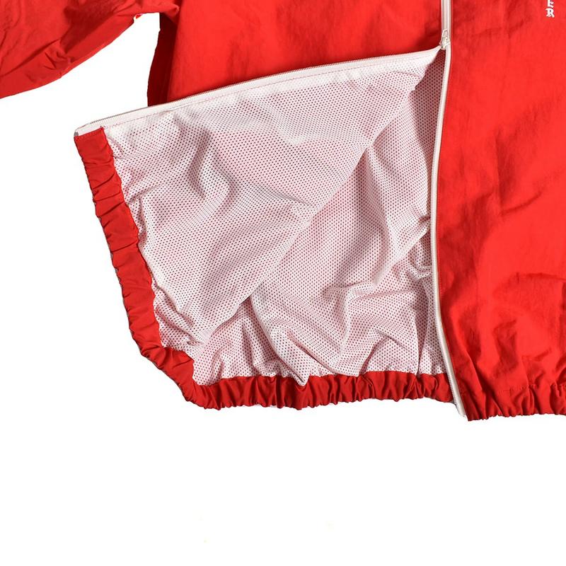 Saint Mxxxxxx Logo Tape Track Jacket Red