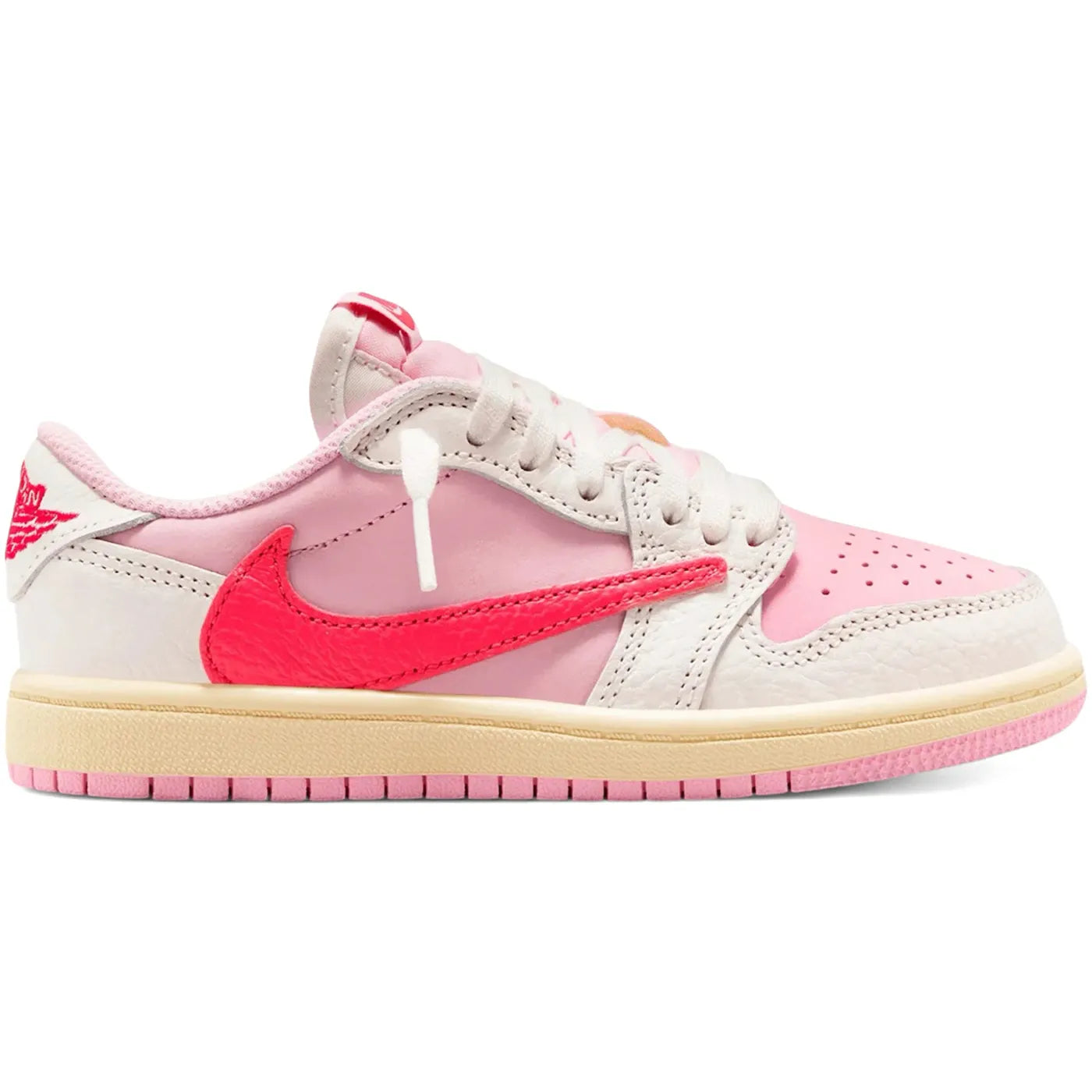 Jordan 1 Retro Low OG SP Travis Scott Sail Tropical Pink (PS)