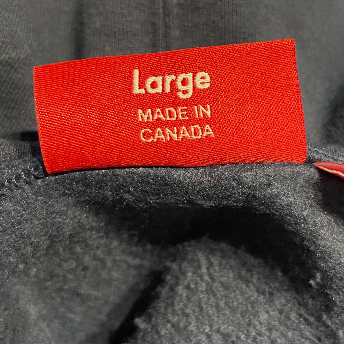 Supreme Classic Logo Hooded Sweatshirt Navy