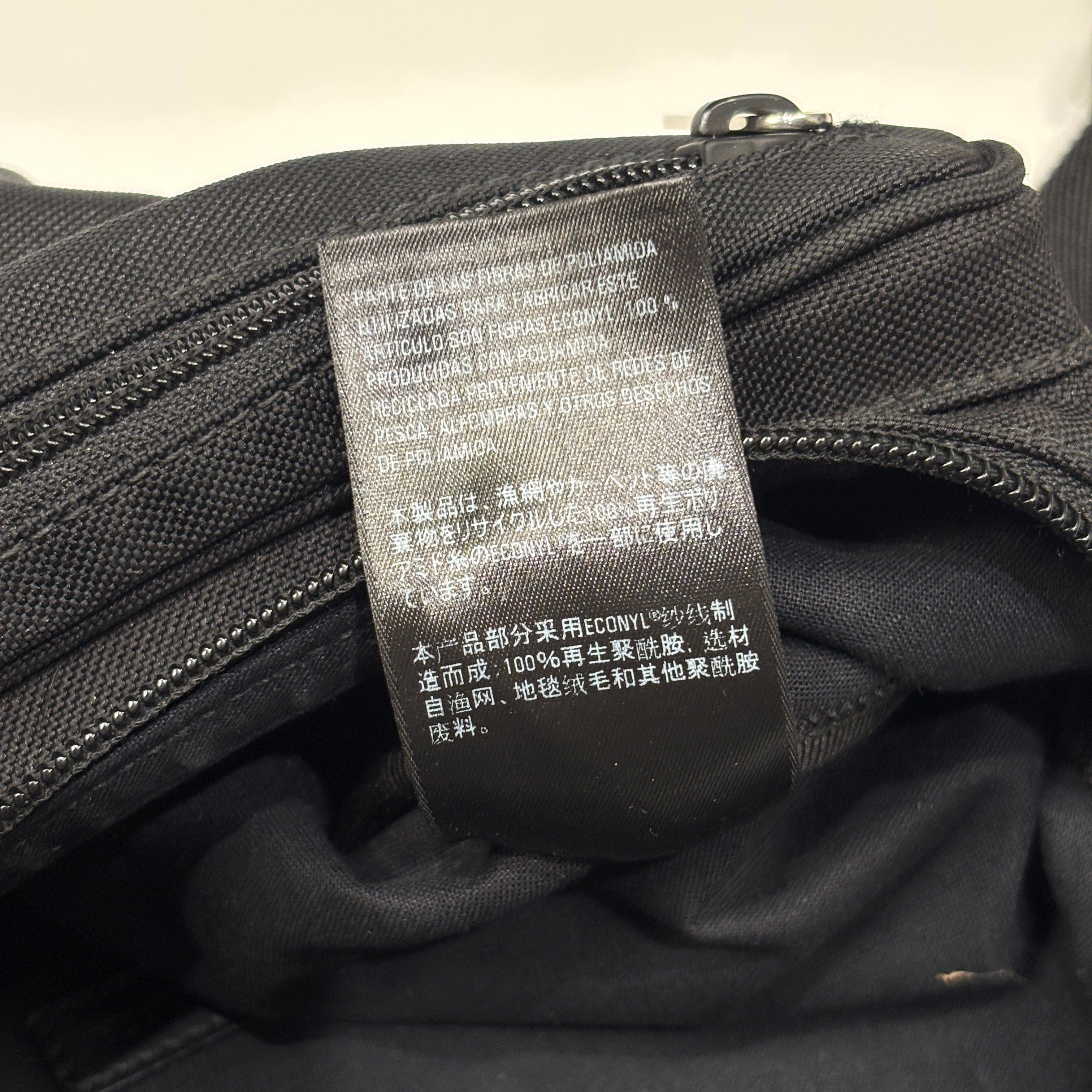 Balenciaga Explorer Sporty B Logo Embroidered Beltpack Medium Black