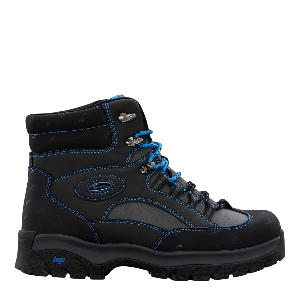 Lugz Ridgeline Psychworld Chukka Boot Charcoal/Asphalt/Black Cyan
