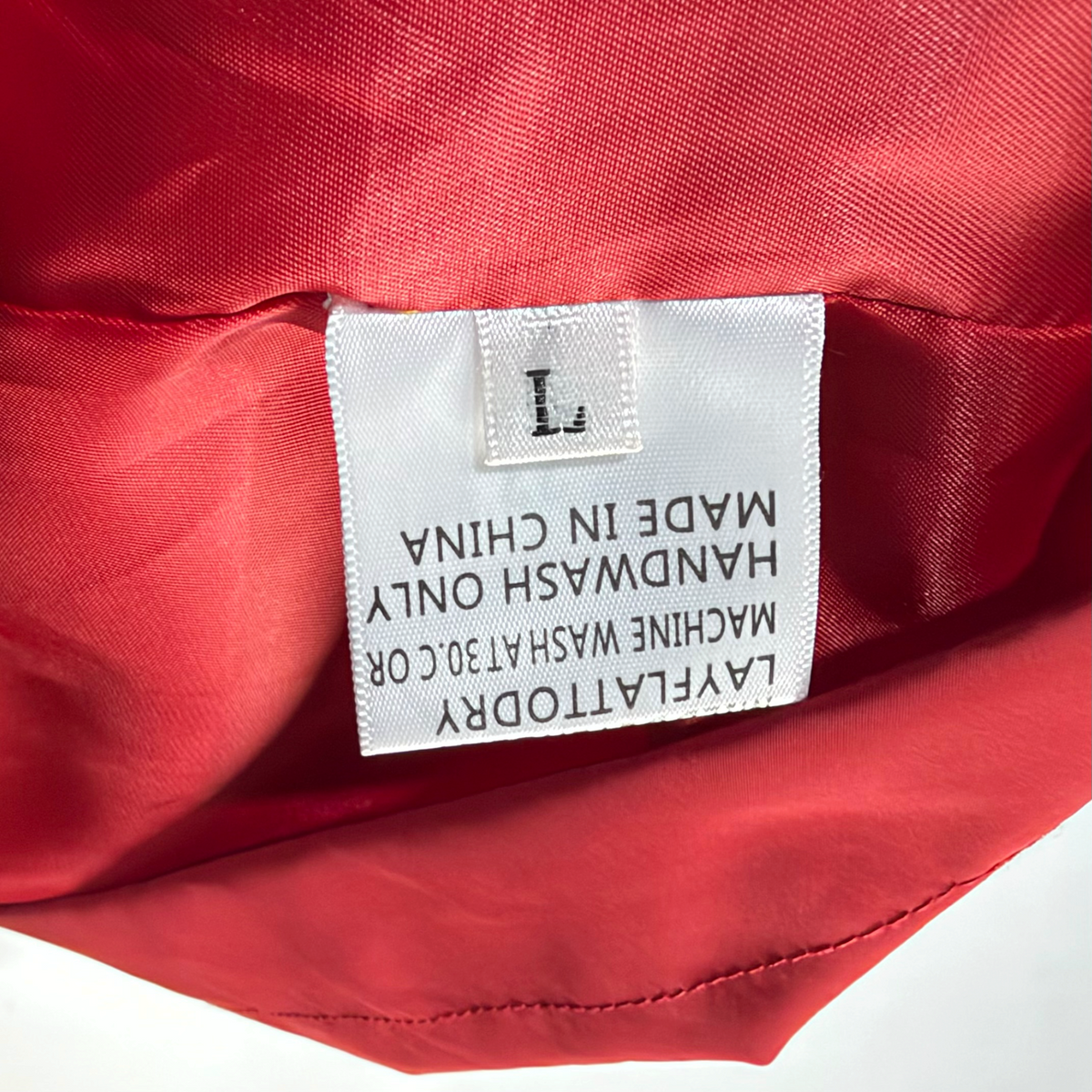 Saint Vanity Nylon Hooded Track Jacket Red