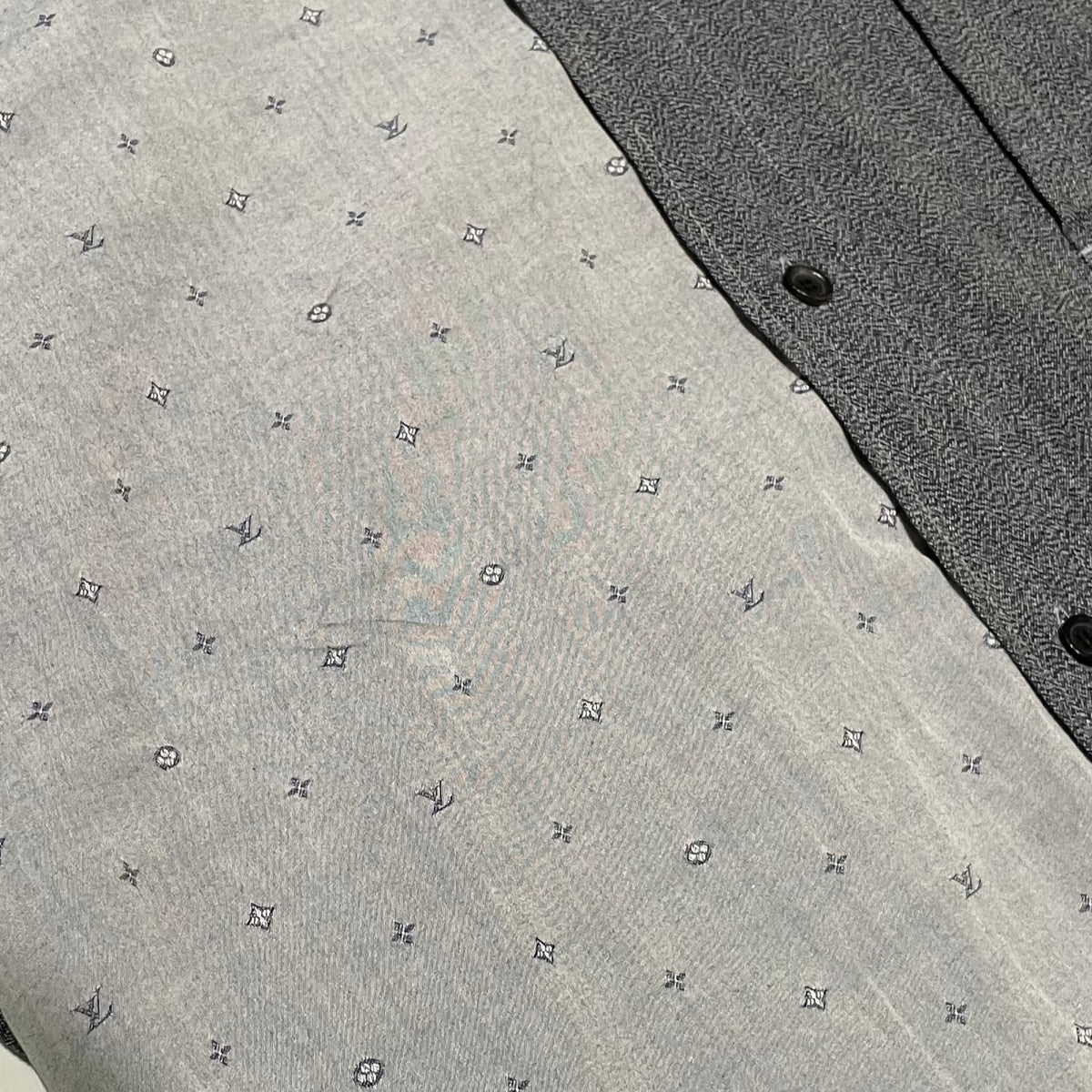 Louis Vuitton Cotton Monogram Shirt Grey