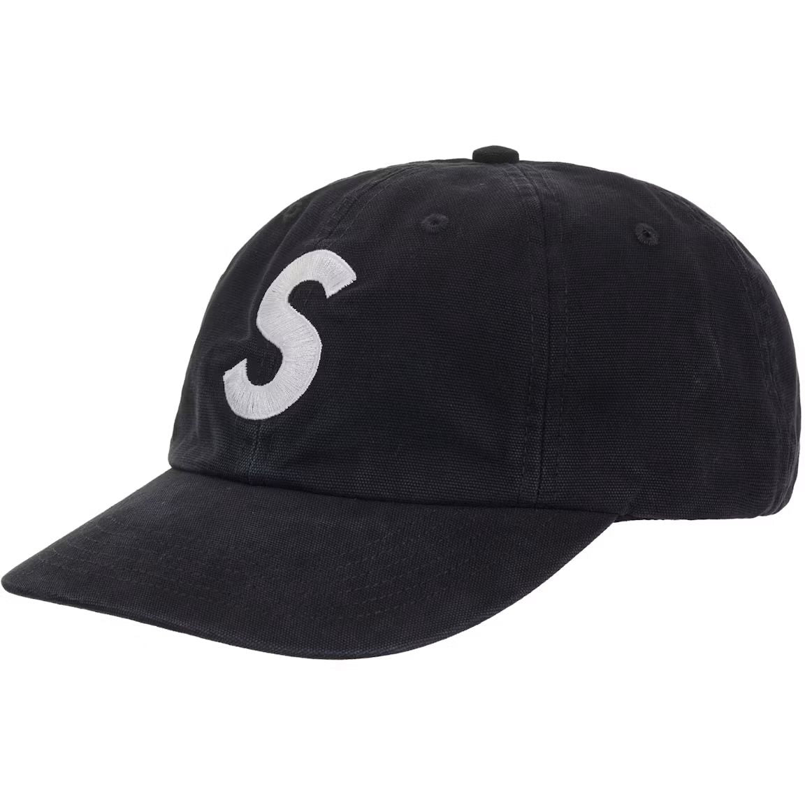 Supreme Washed Canvas S Logo 6-Panel Back (FW26)