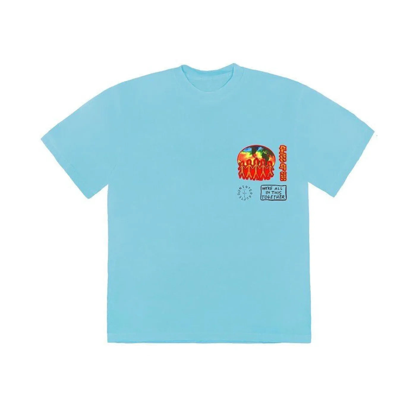 Travis Scott Cactus Jack C/O 2020 T-Shirt Light Blue