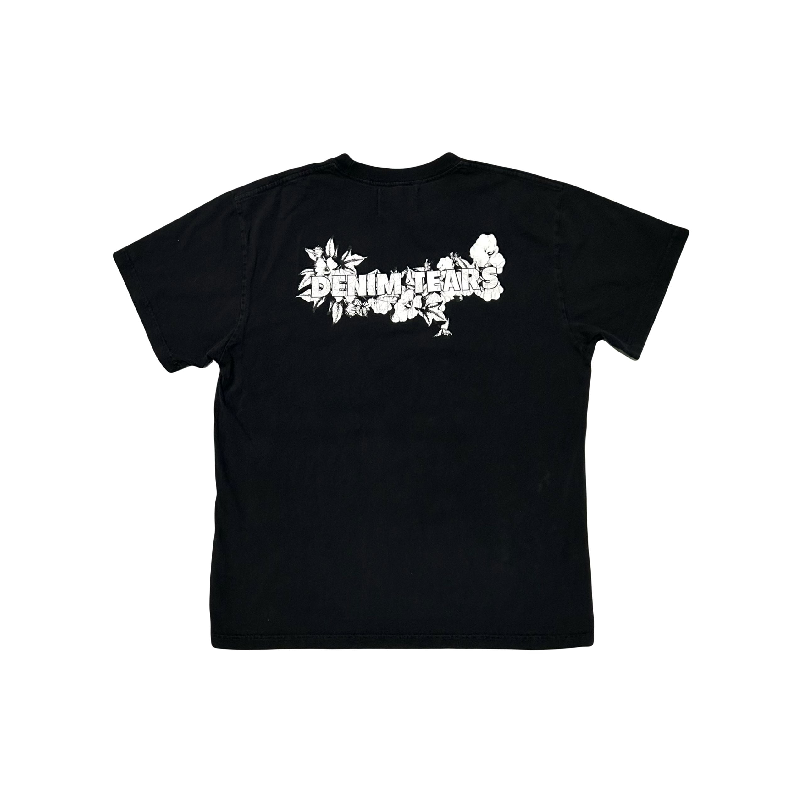 Denim Tears Black Mono Madonna Tee Black