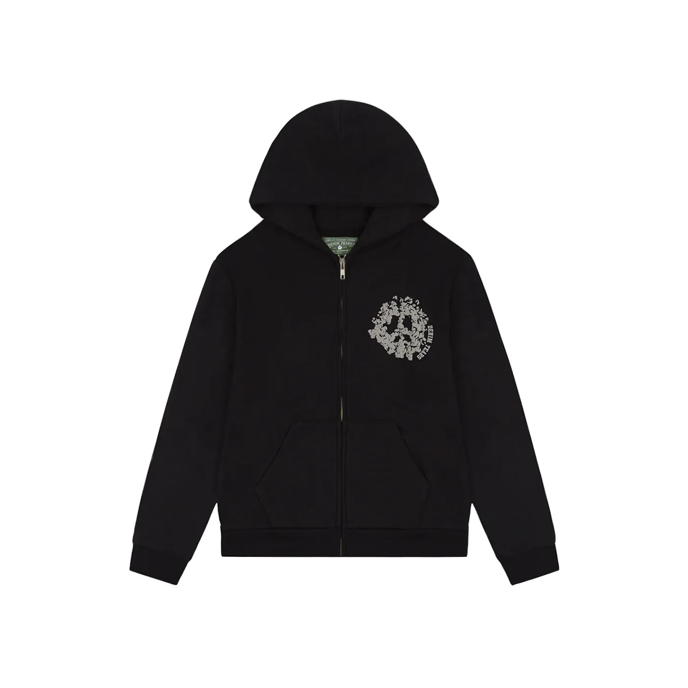 Denim Tears Denim University Zip Hoodie (SS24) Black