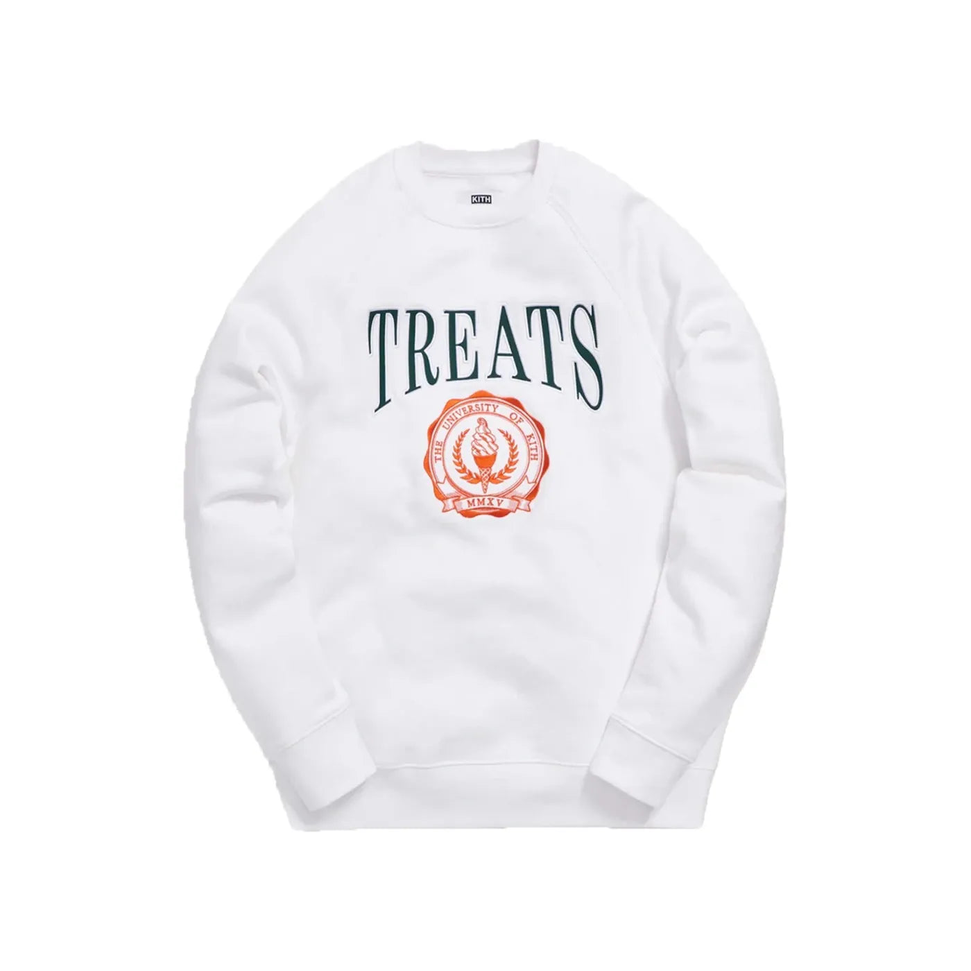 Kith Treats Collegiate Crewneck White