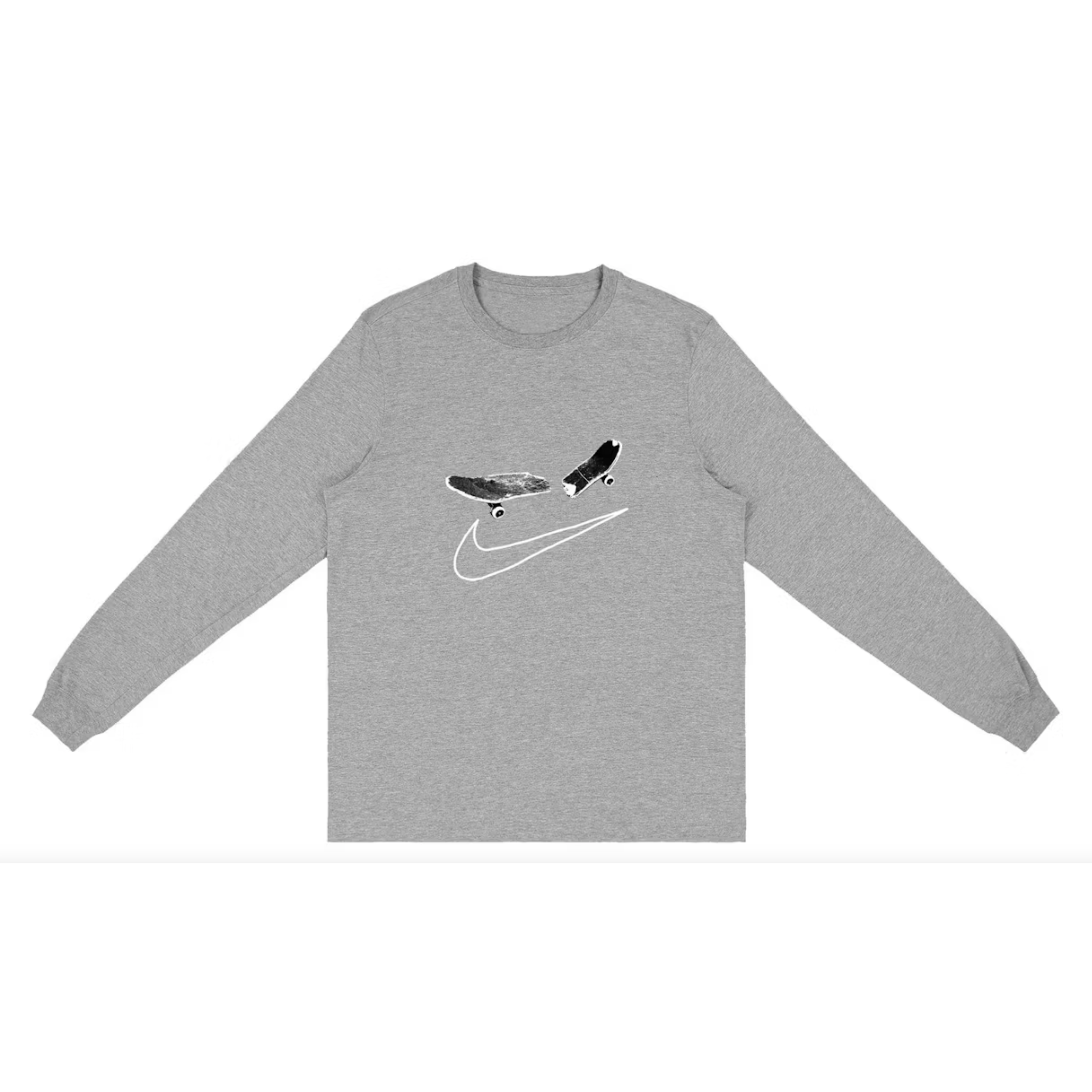 Travis Scott Cactus Jack For Nike SB Longsleeve T-Shirt II Grey