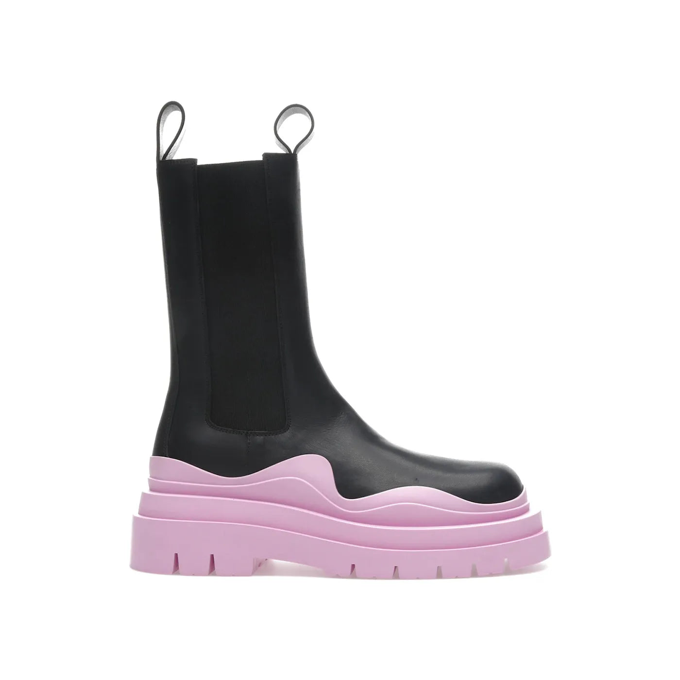 Bottega Veneta Tire Chelsea Boot Black Gloss (Women's)
